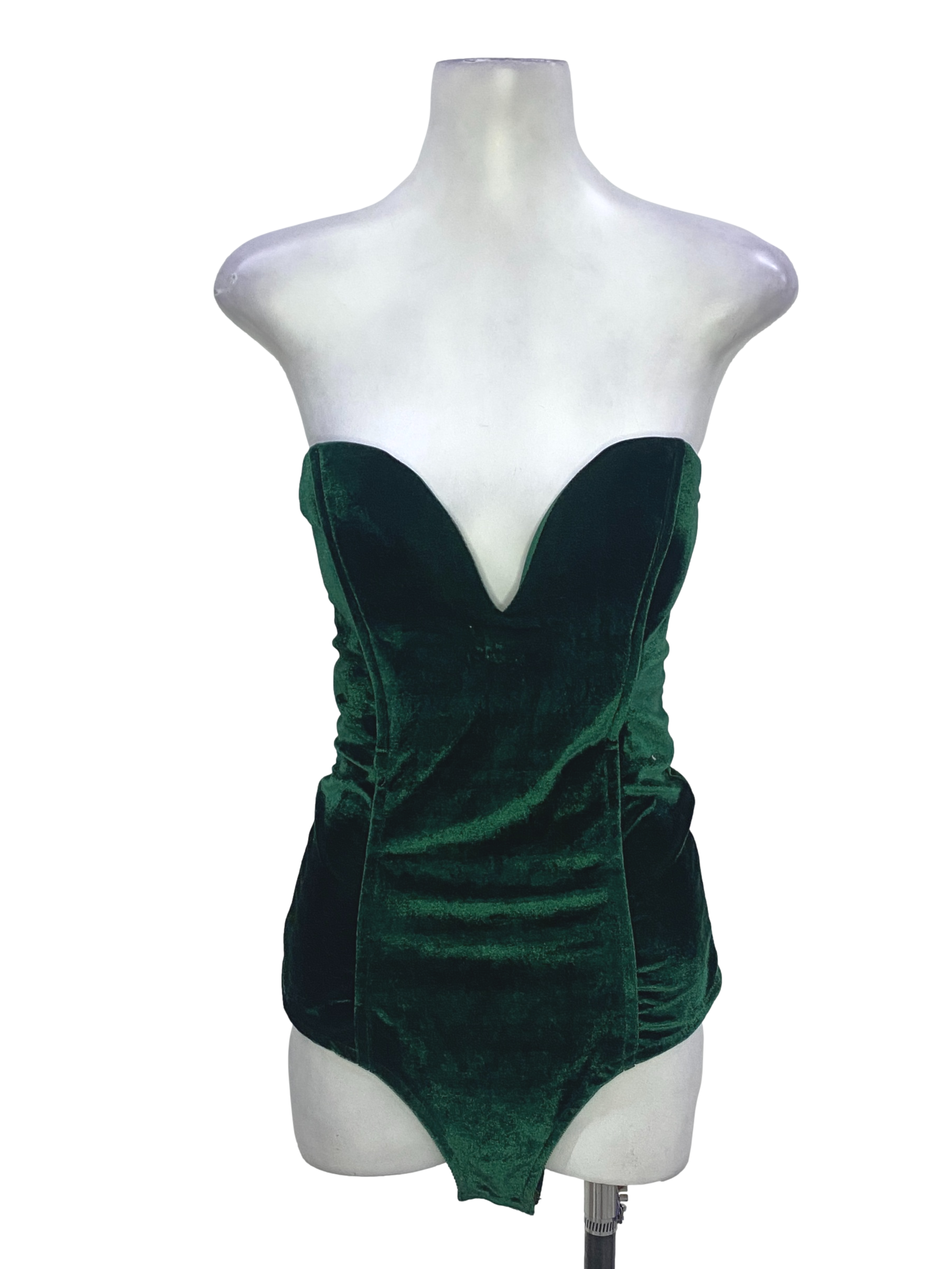 Green corset bodysuit on sale