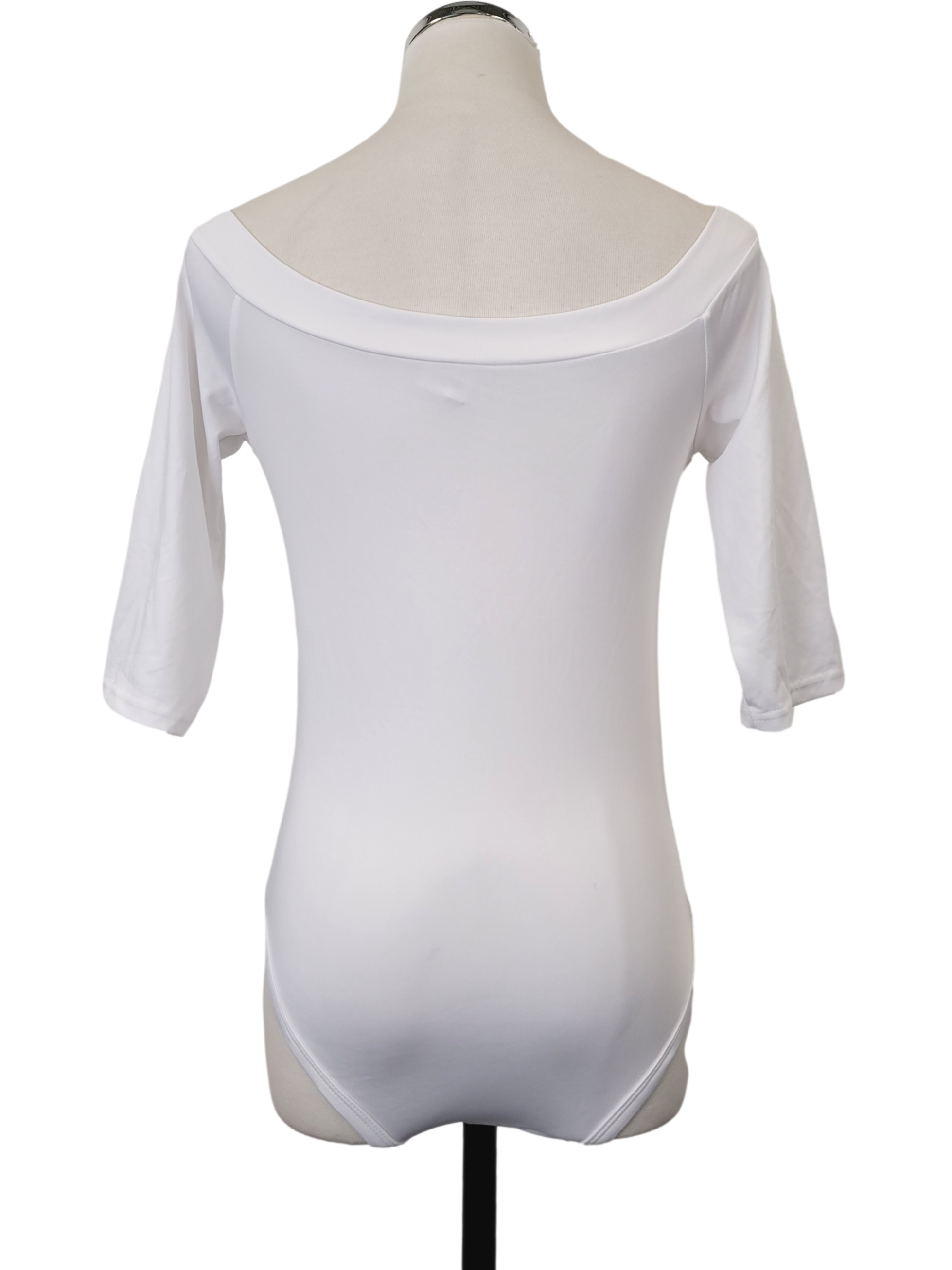 Porcelain White Long Sleeve Bodysuit