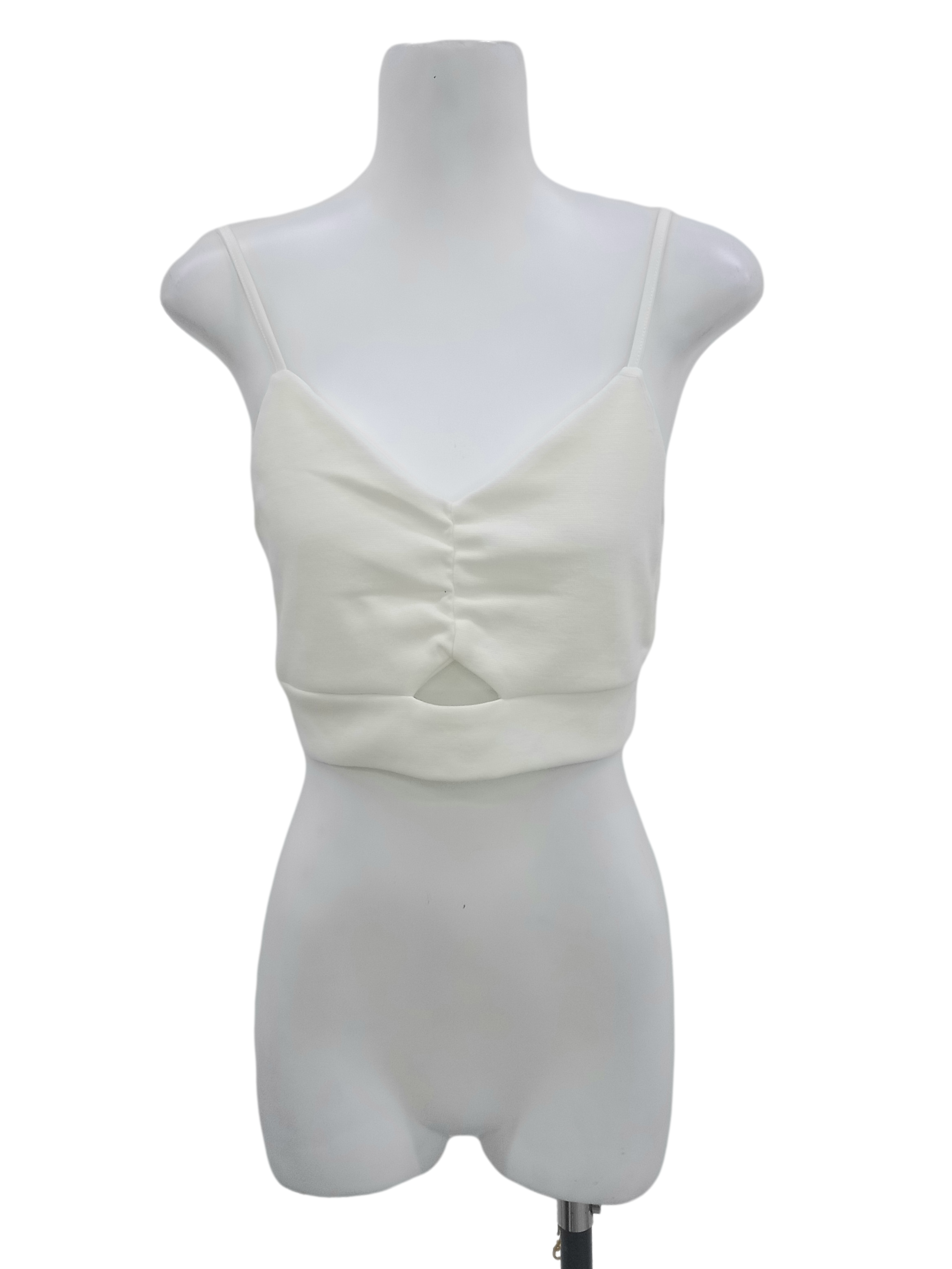 Pearl White Sleeveless Top