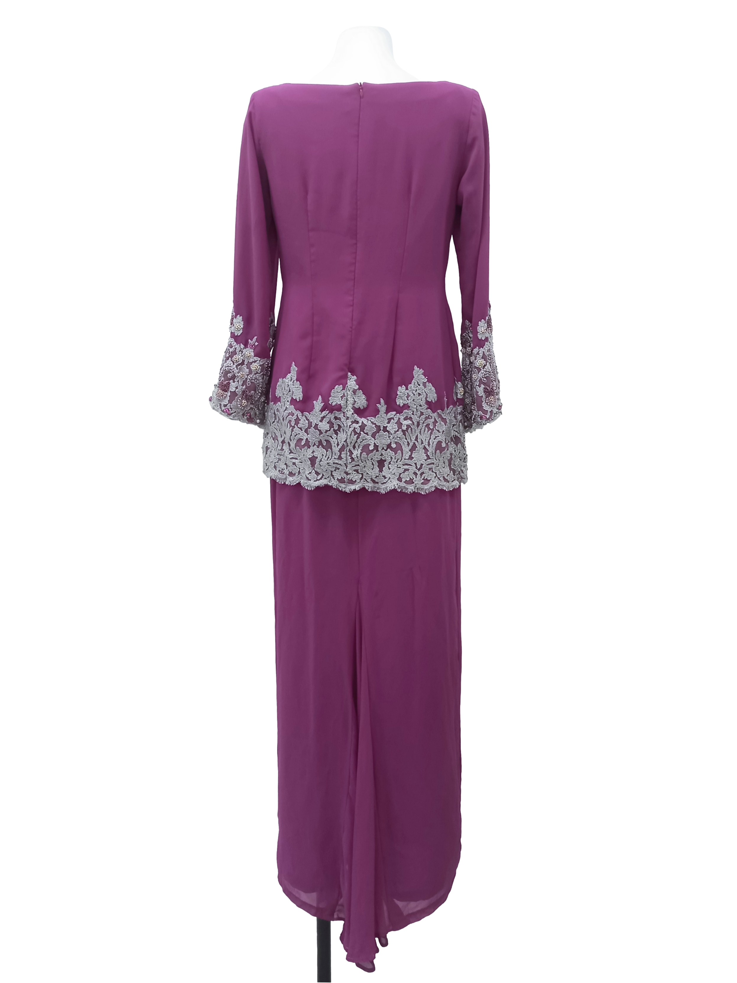 Magenta Pink Baju Kurung Set