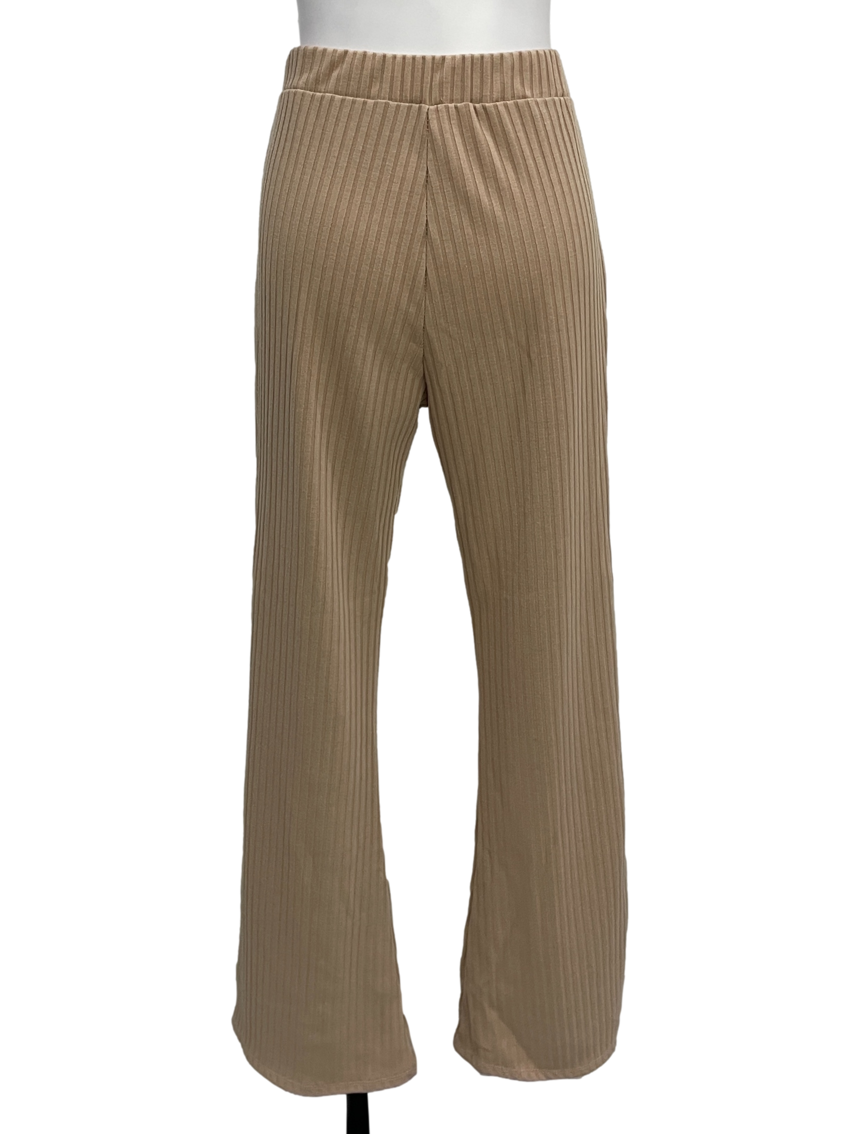 Beige Pants With Gold Embellishment