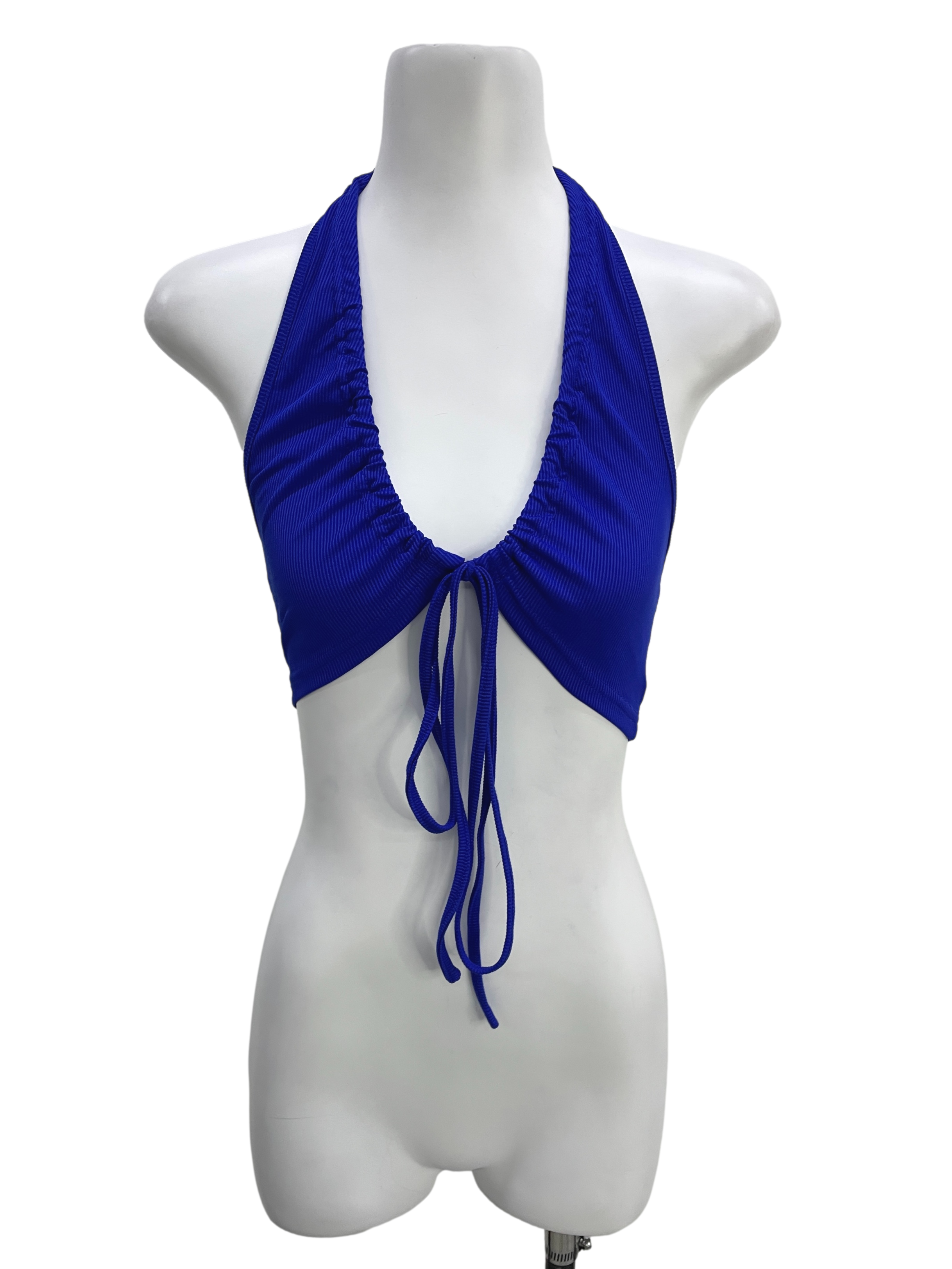 Moroccan Blue Halter Top