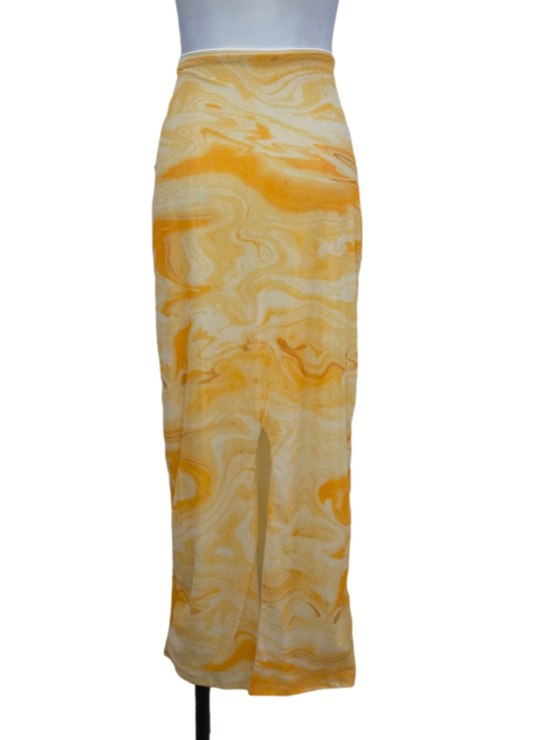 Butter Yellow Bias Skirt