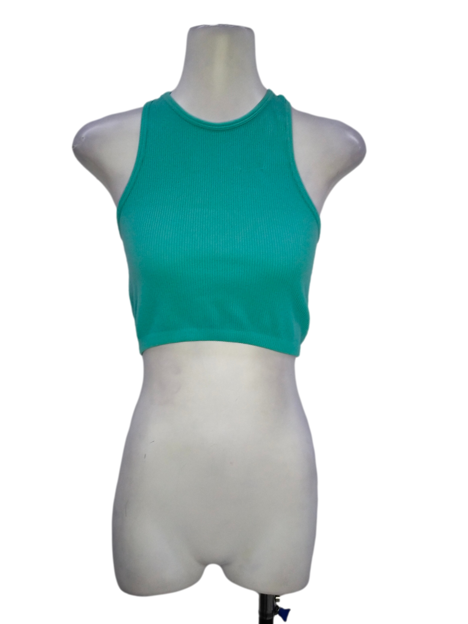 Teal Blue Halter Neck Top