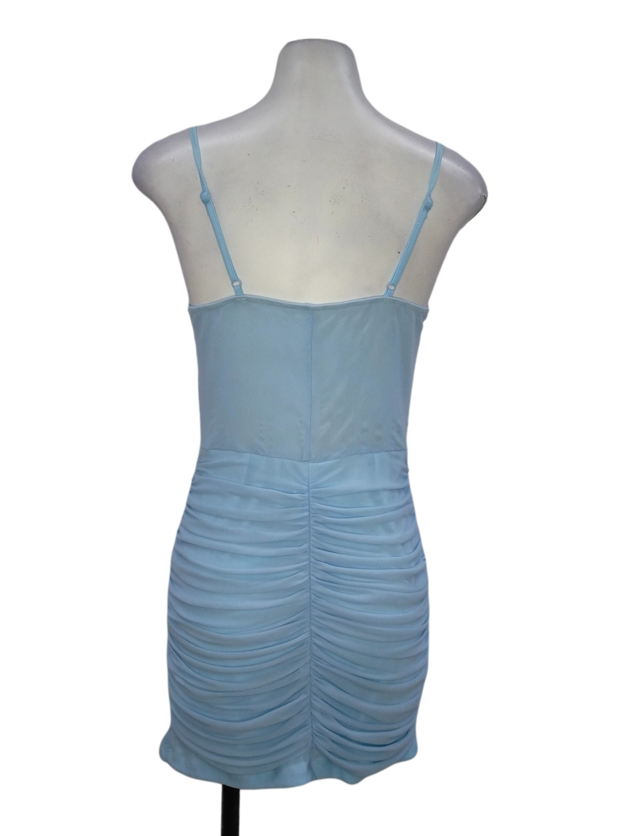 Baby Blue Spaghetti Strap Slip Dress