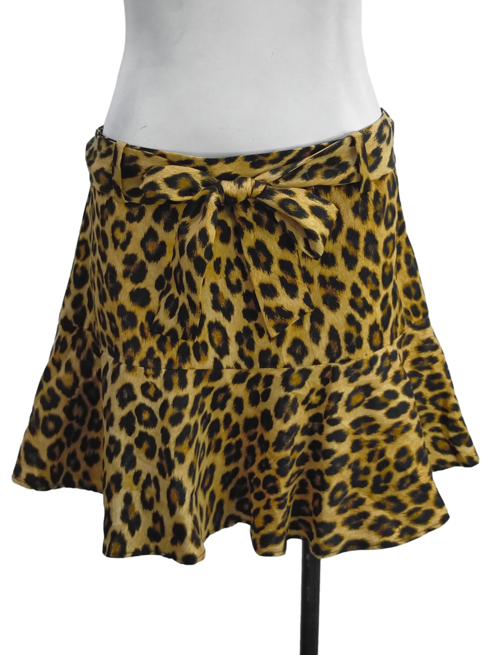 Biscotti Brown Cheetah Pattern Skorts