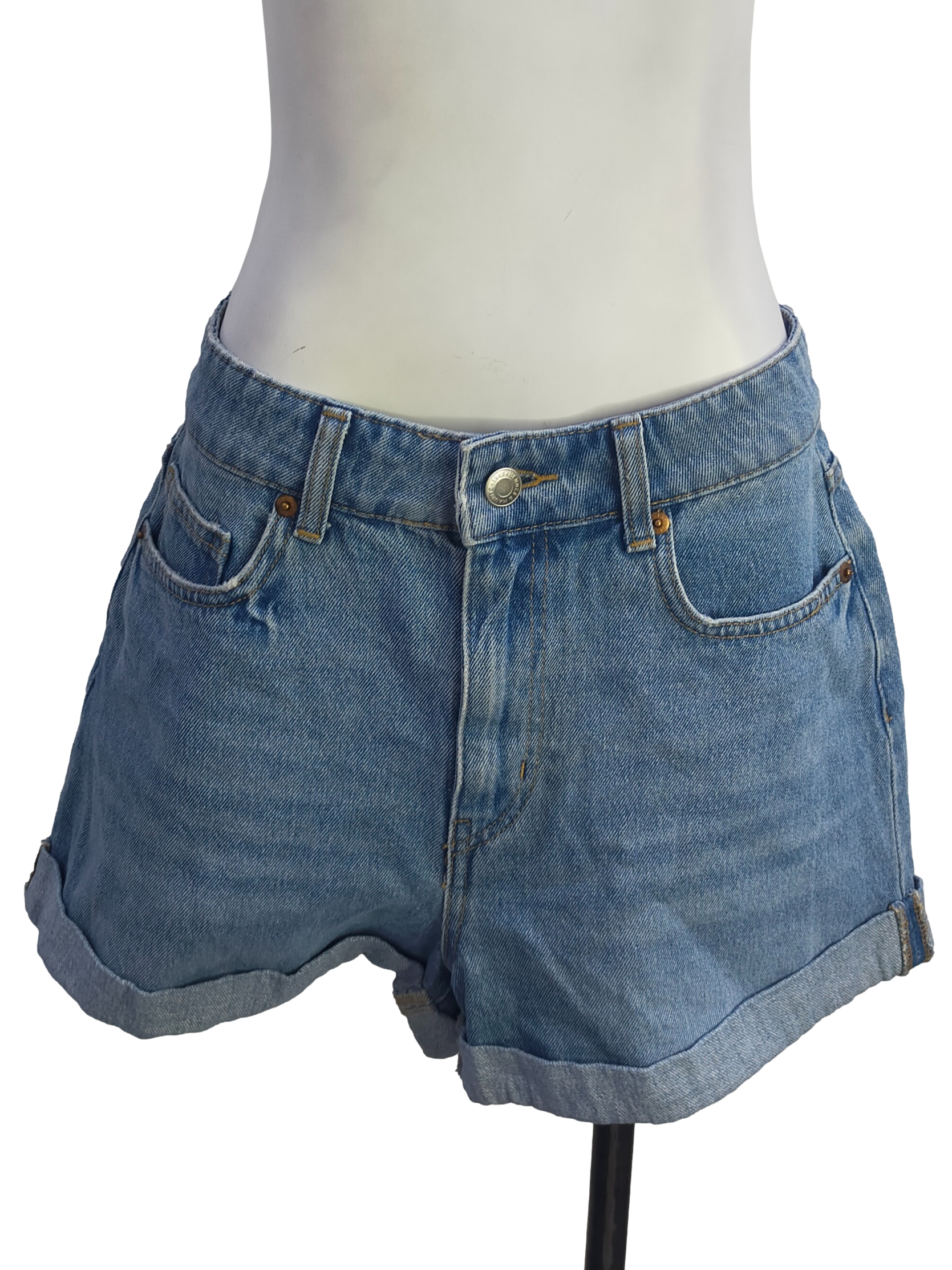 Light Blue Denim Shorts