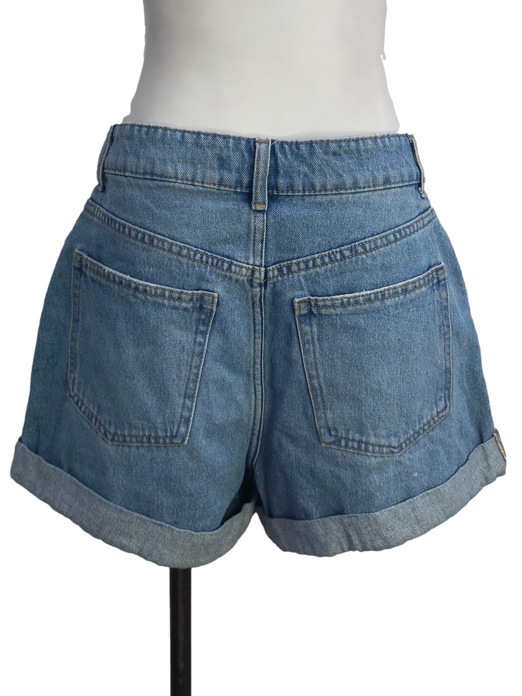 Light Blue Denim Shorts