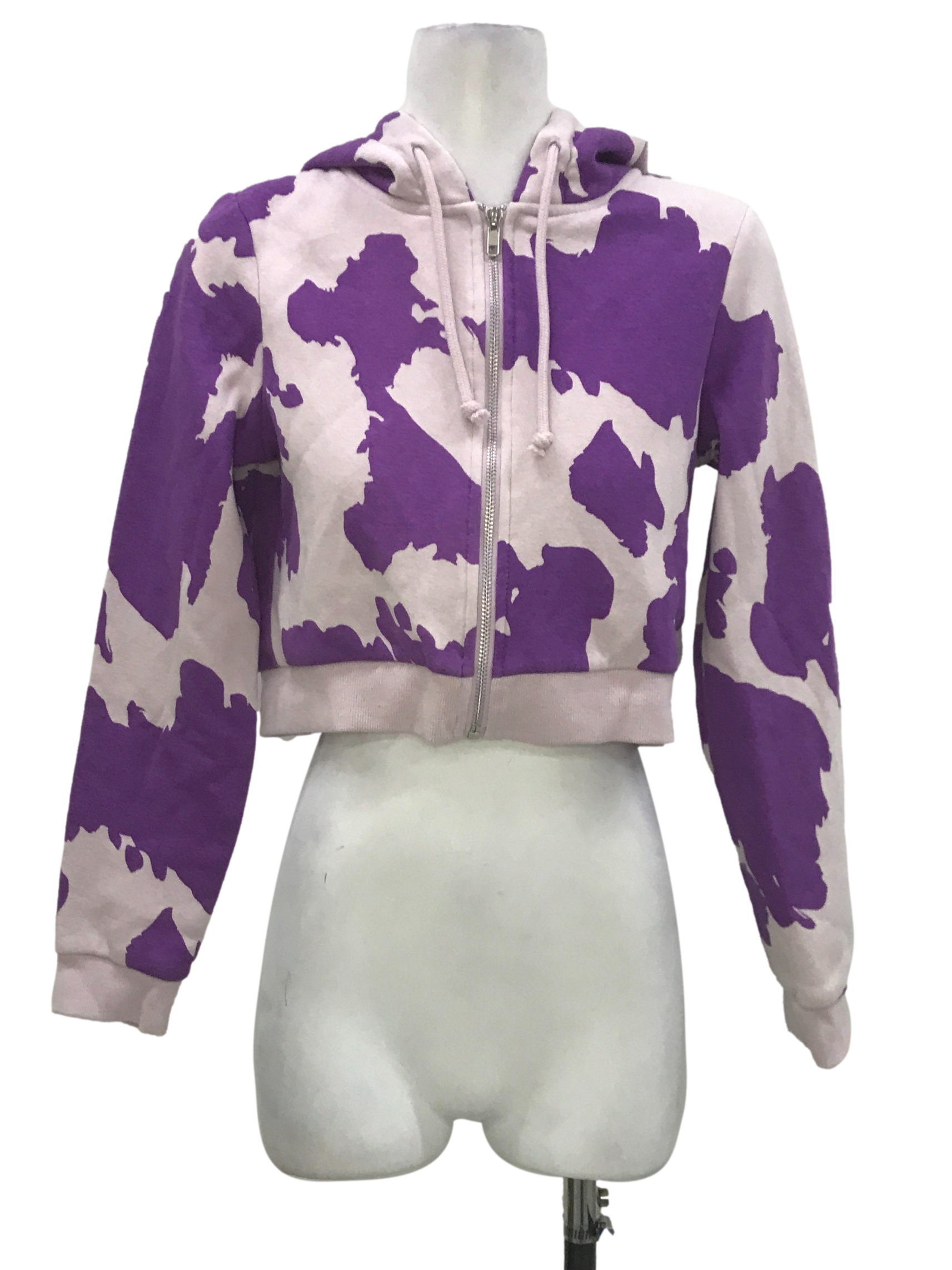 Purple Cow Hoodie Sweater