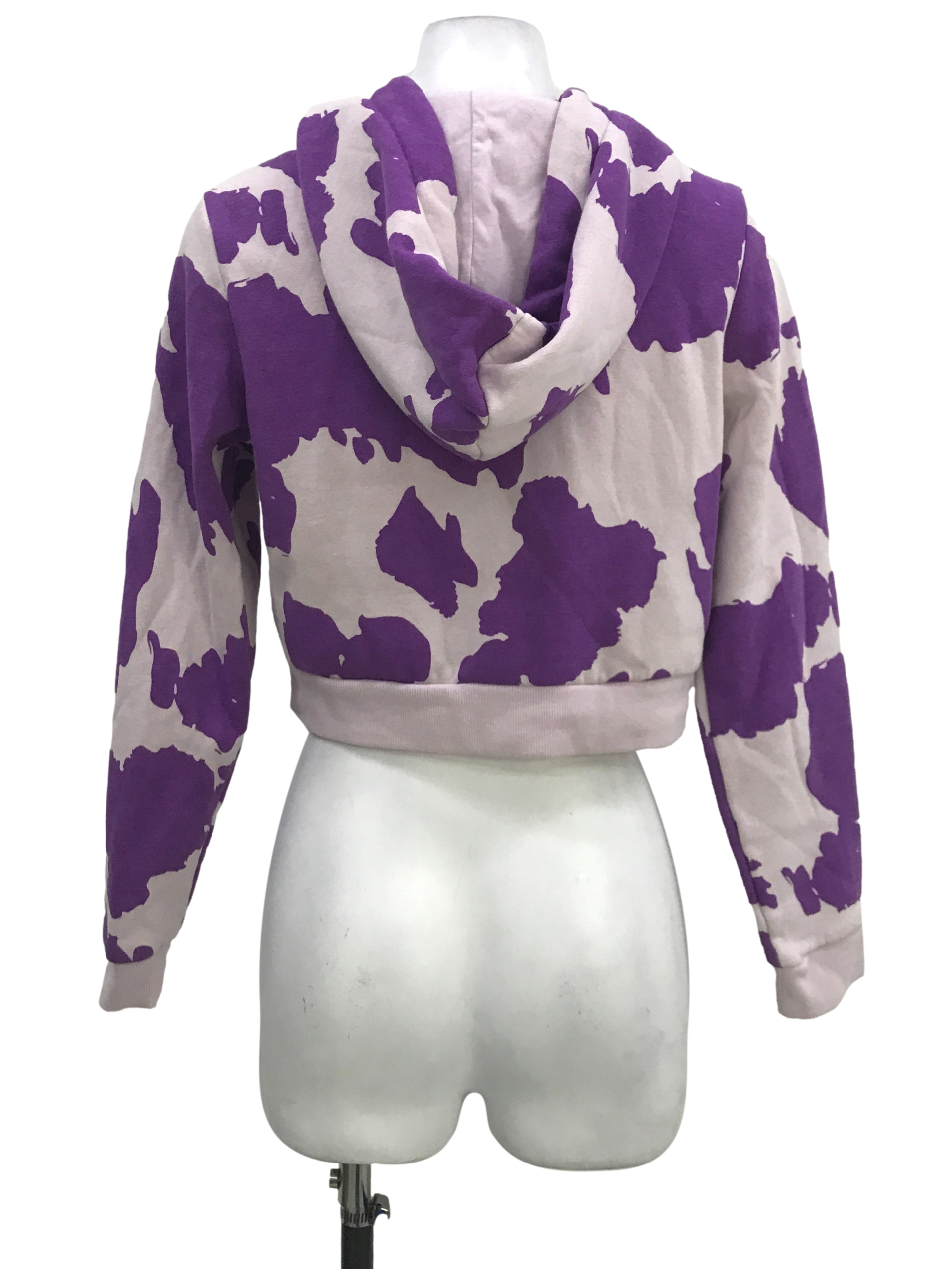 Purple Cow Hoodie Sweater