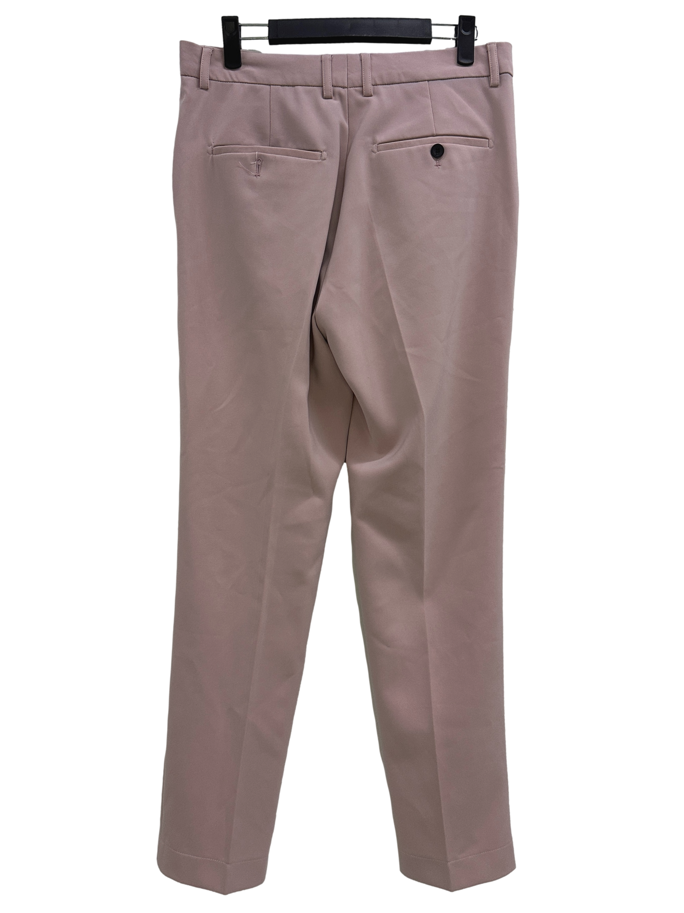 Pink Straight Cut Trousers