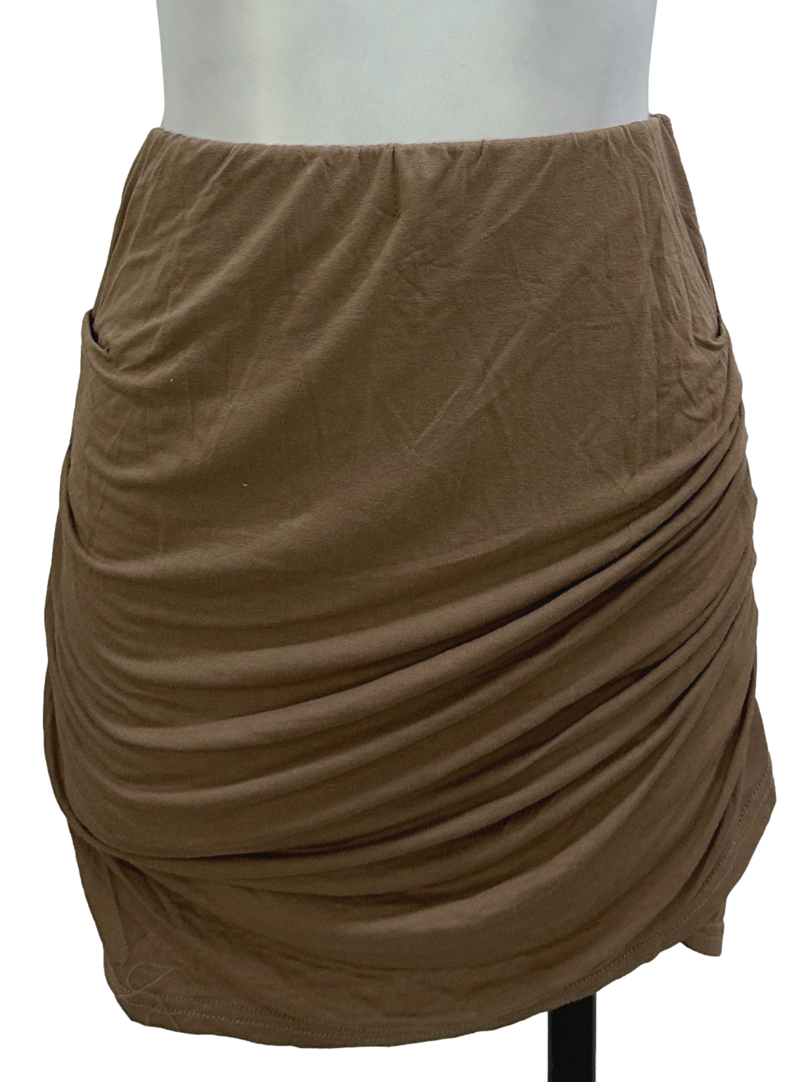 Brown Bodycon Skirt