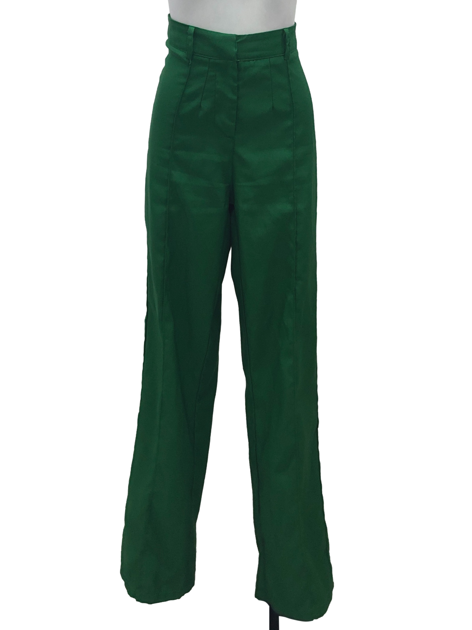 Emerald Green Ruffled Pants