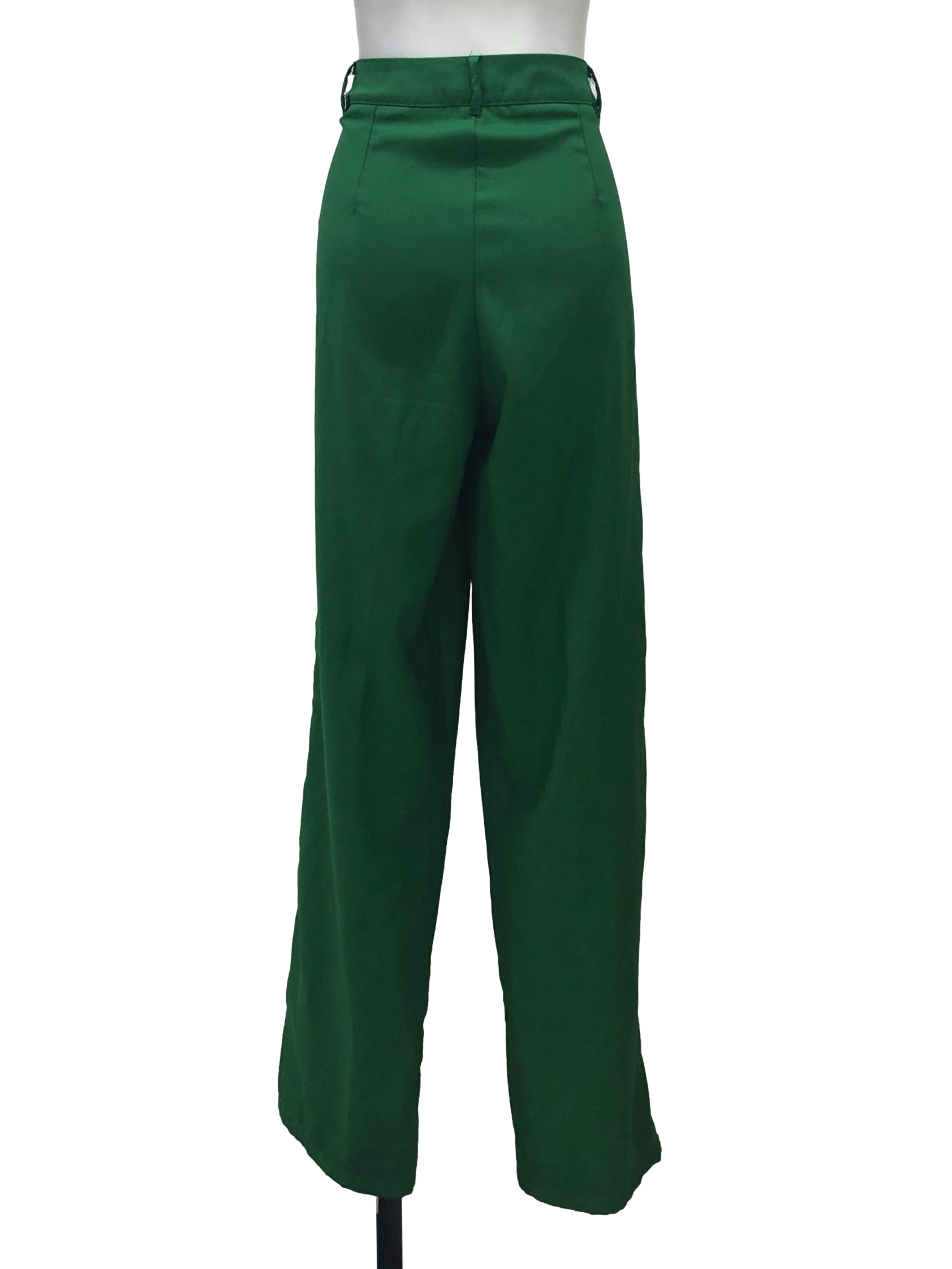 Emerald Green Ruffled Pants