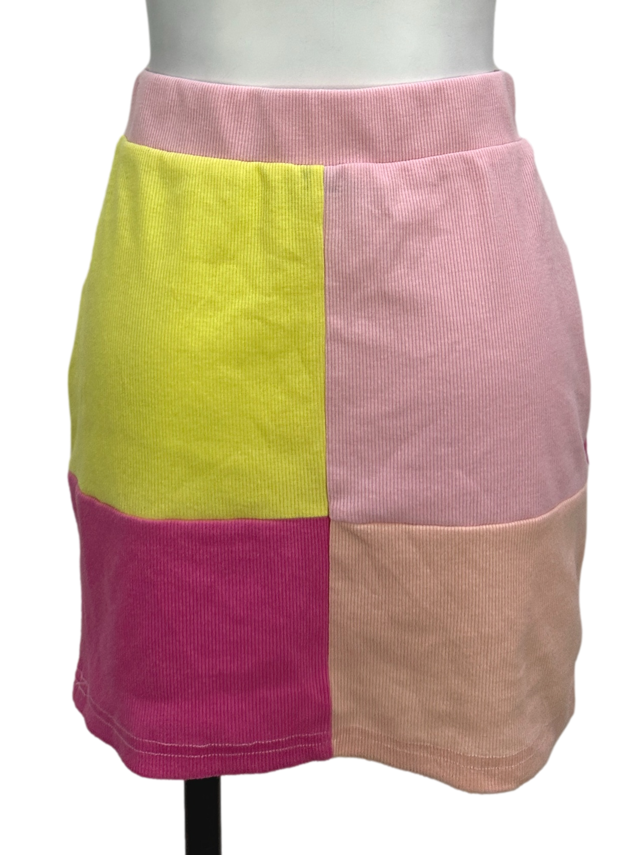 Multicolor Block Color Skirt