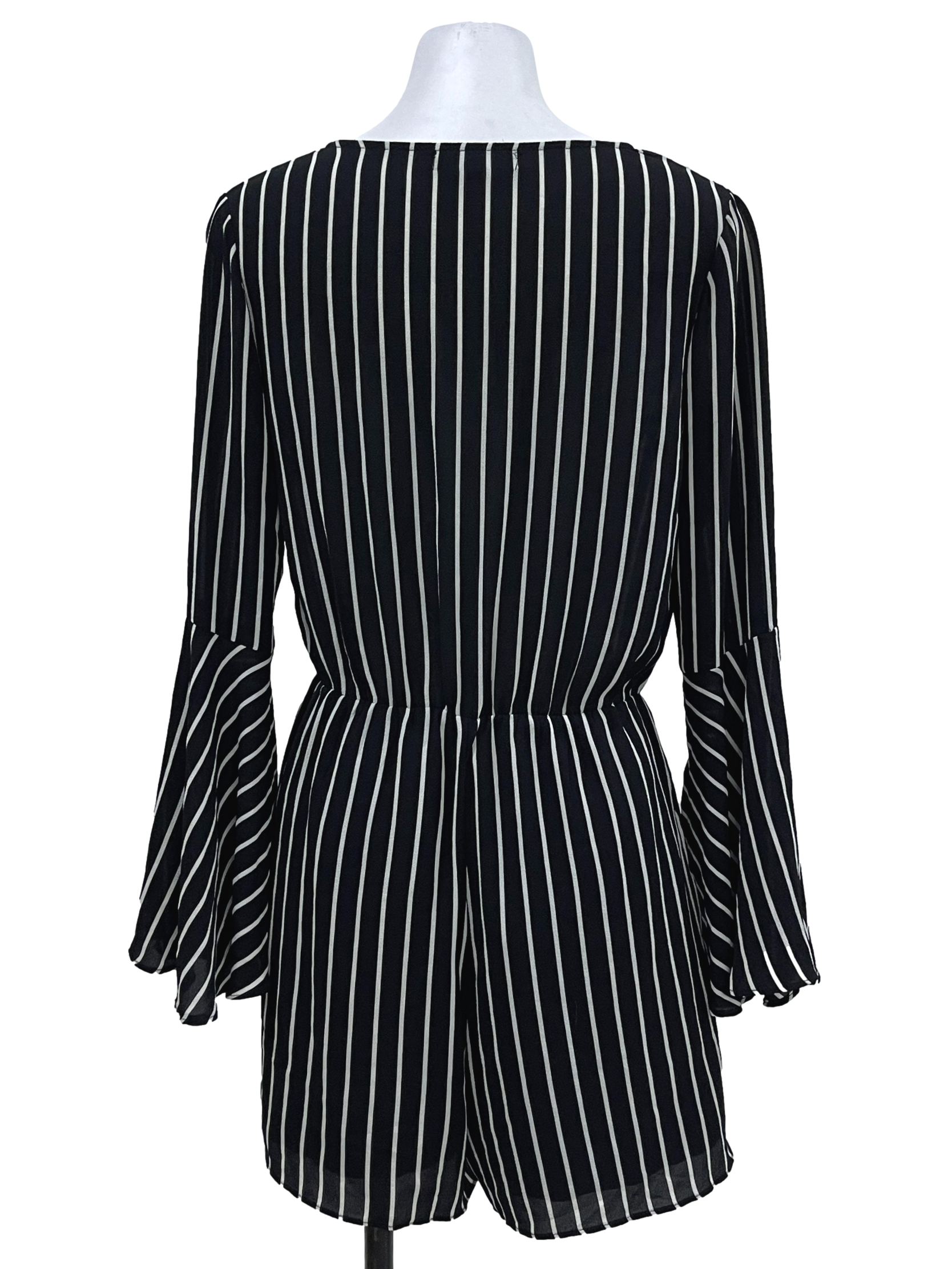 Black Stripes Rompers