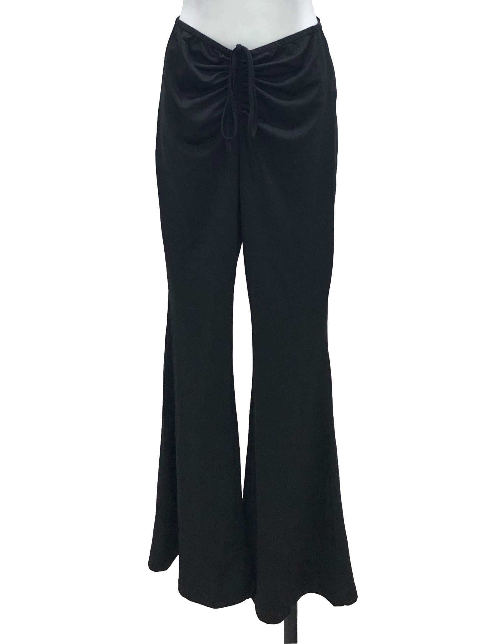 Black Straight Stretchable Pants