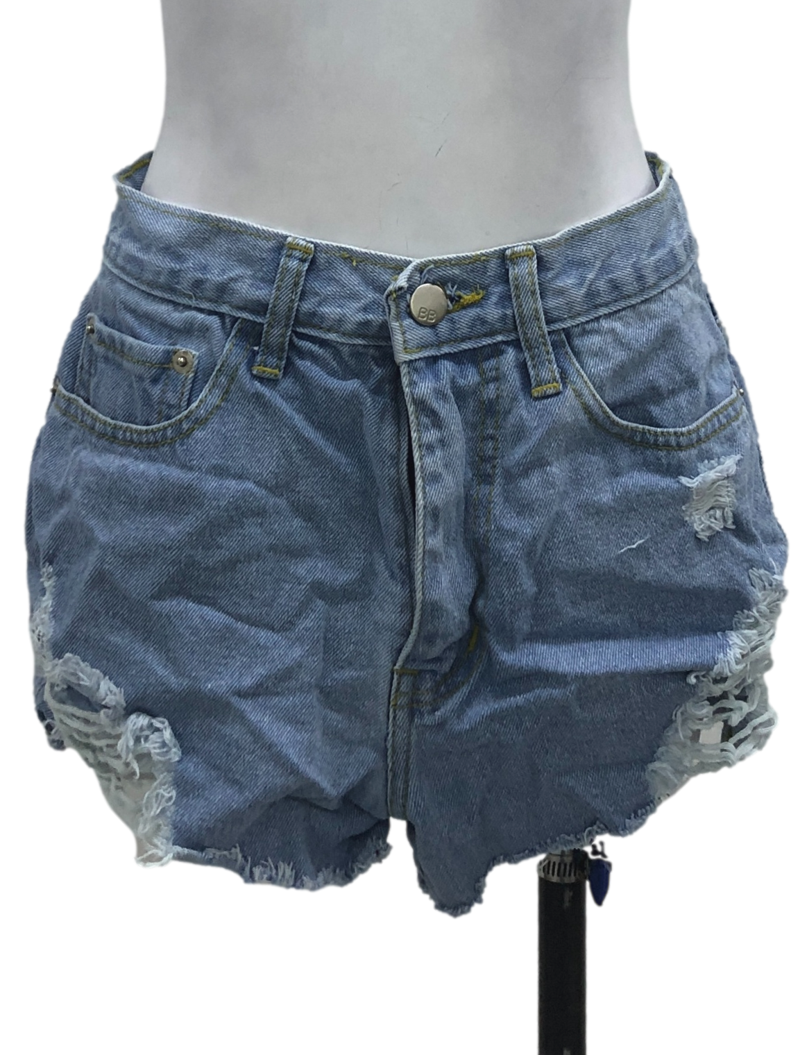 Light Blue Denim Shorts