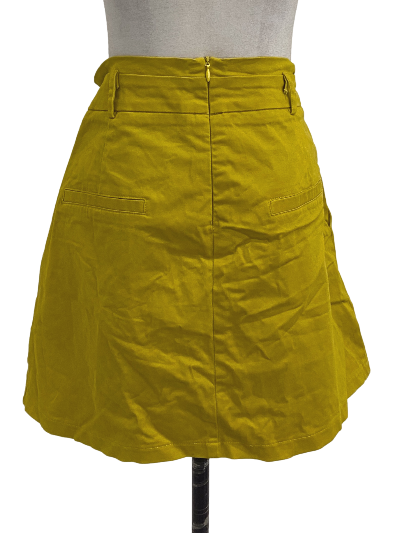 Old Gold Mini Skirt