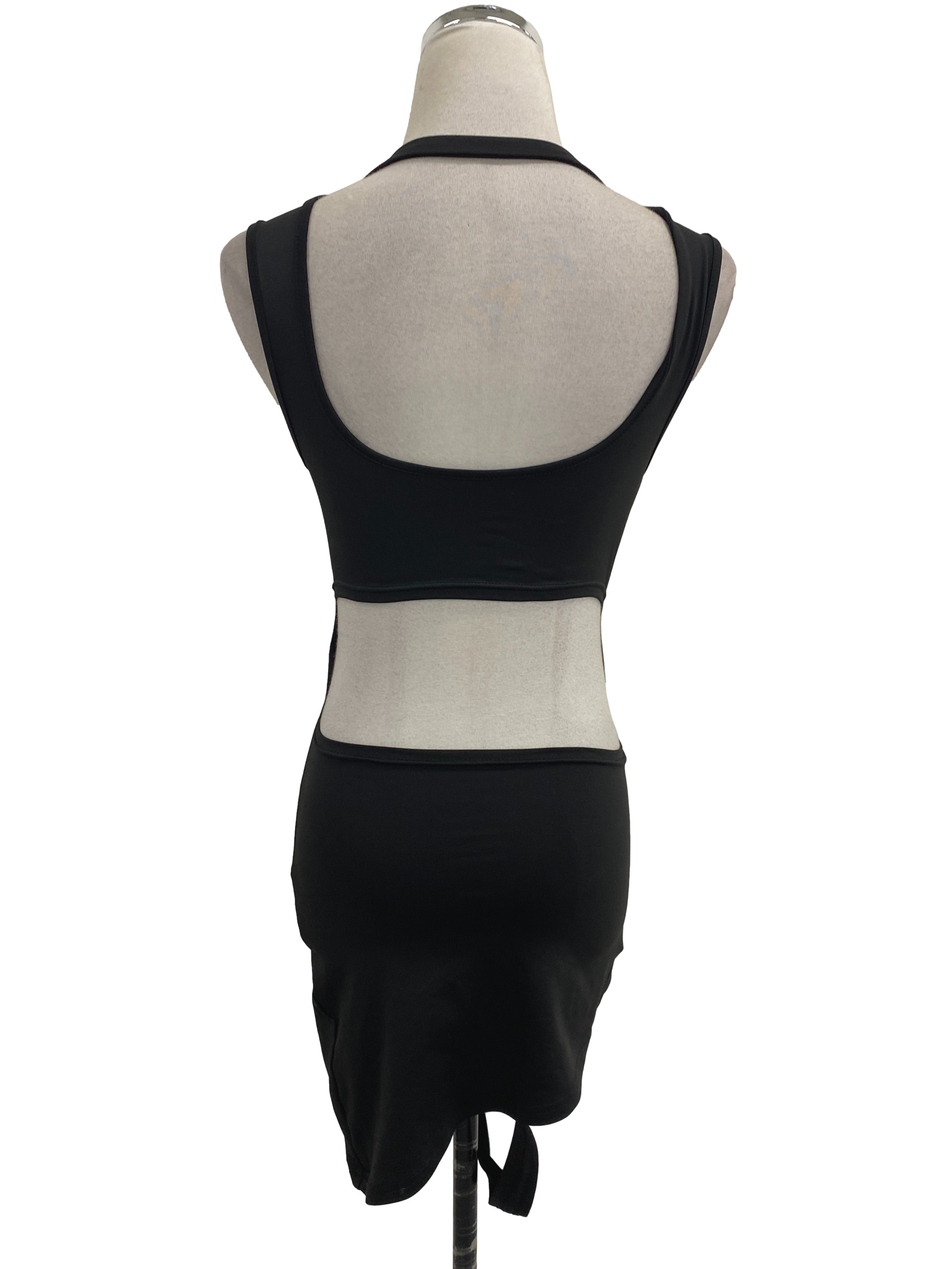 Black Back Cutout Bodycon