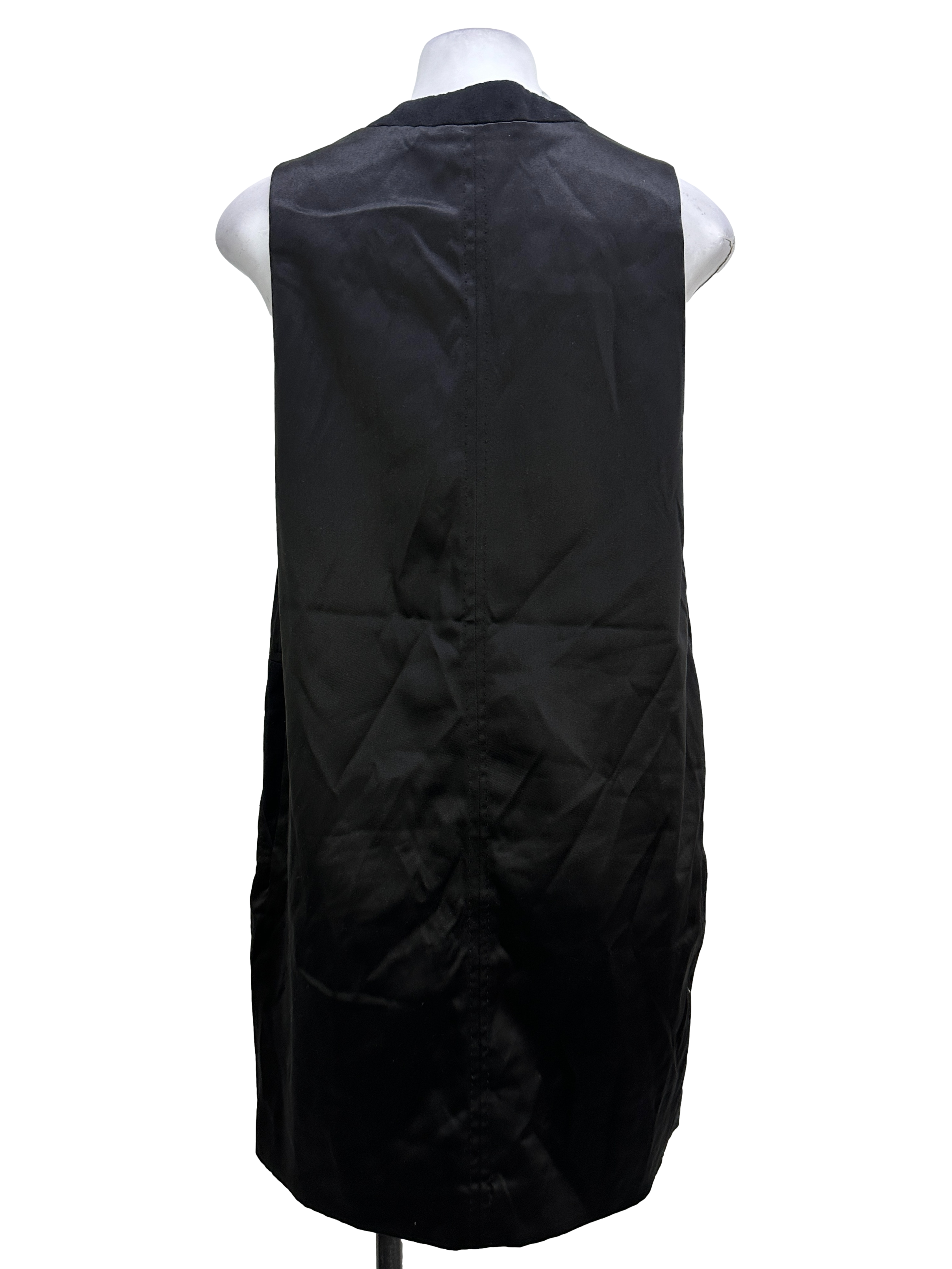 Black V-Neck Tunic Dress