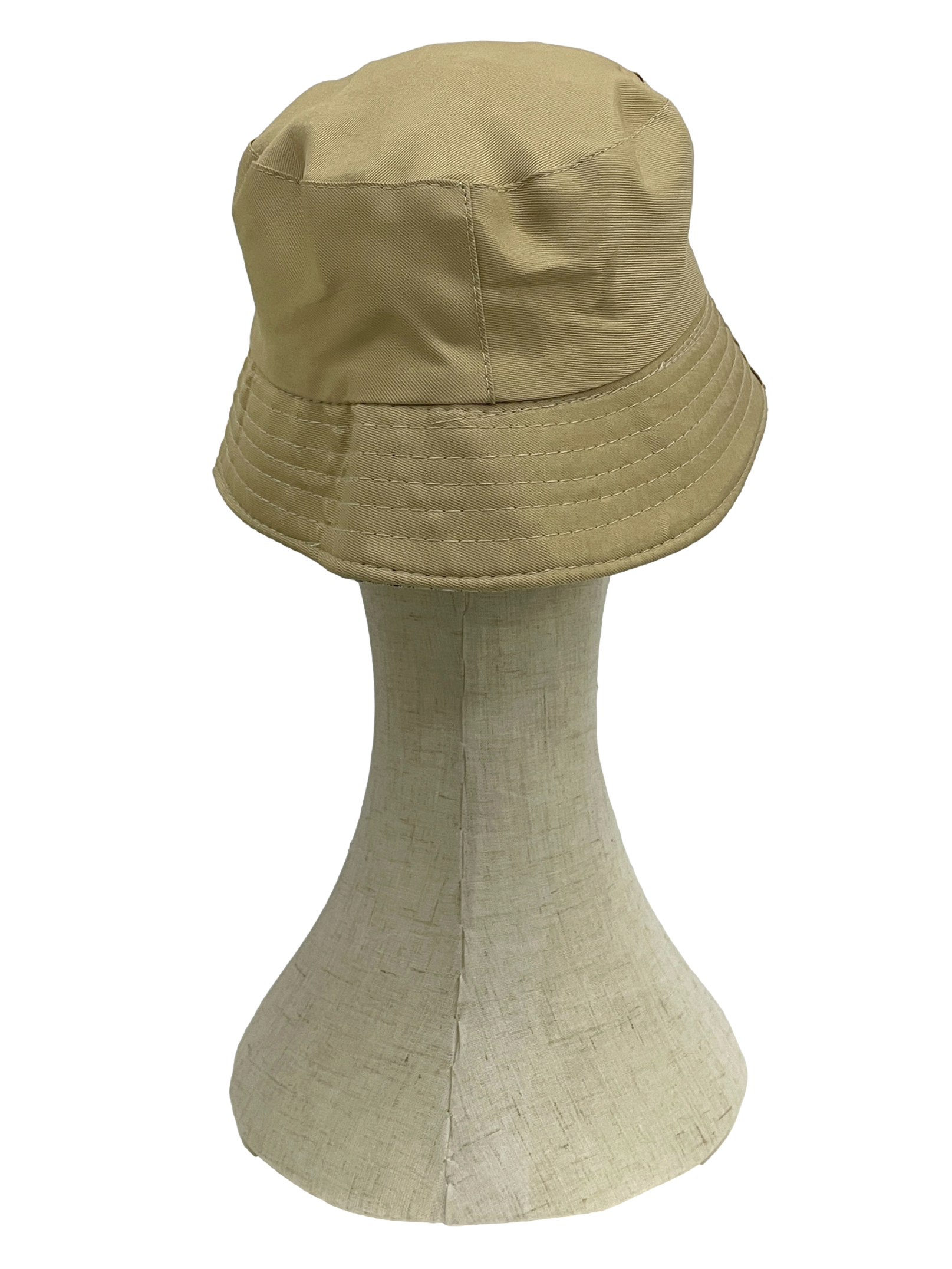 Latte Plaid Reversible Bucket Hat