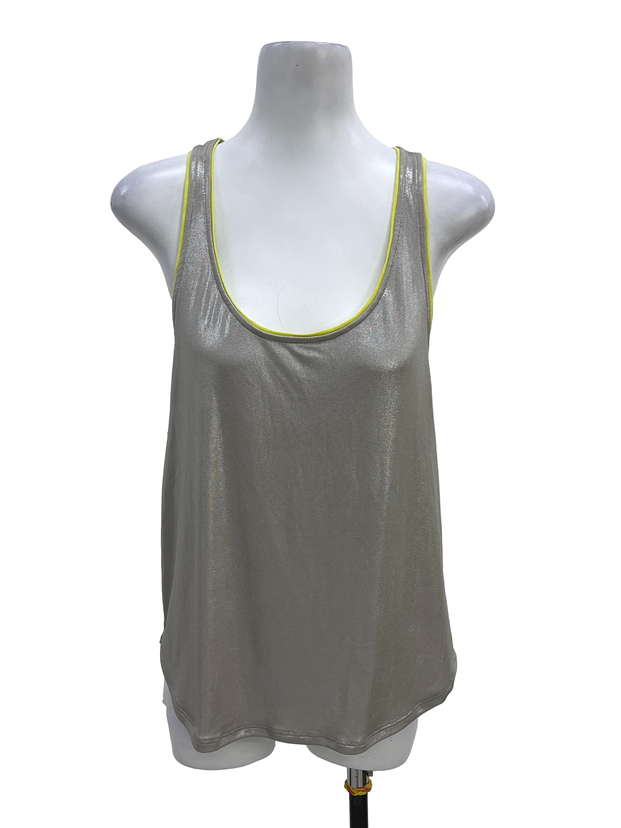 Coin Grey Shimmering Top