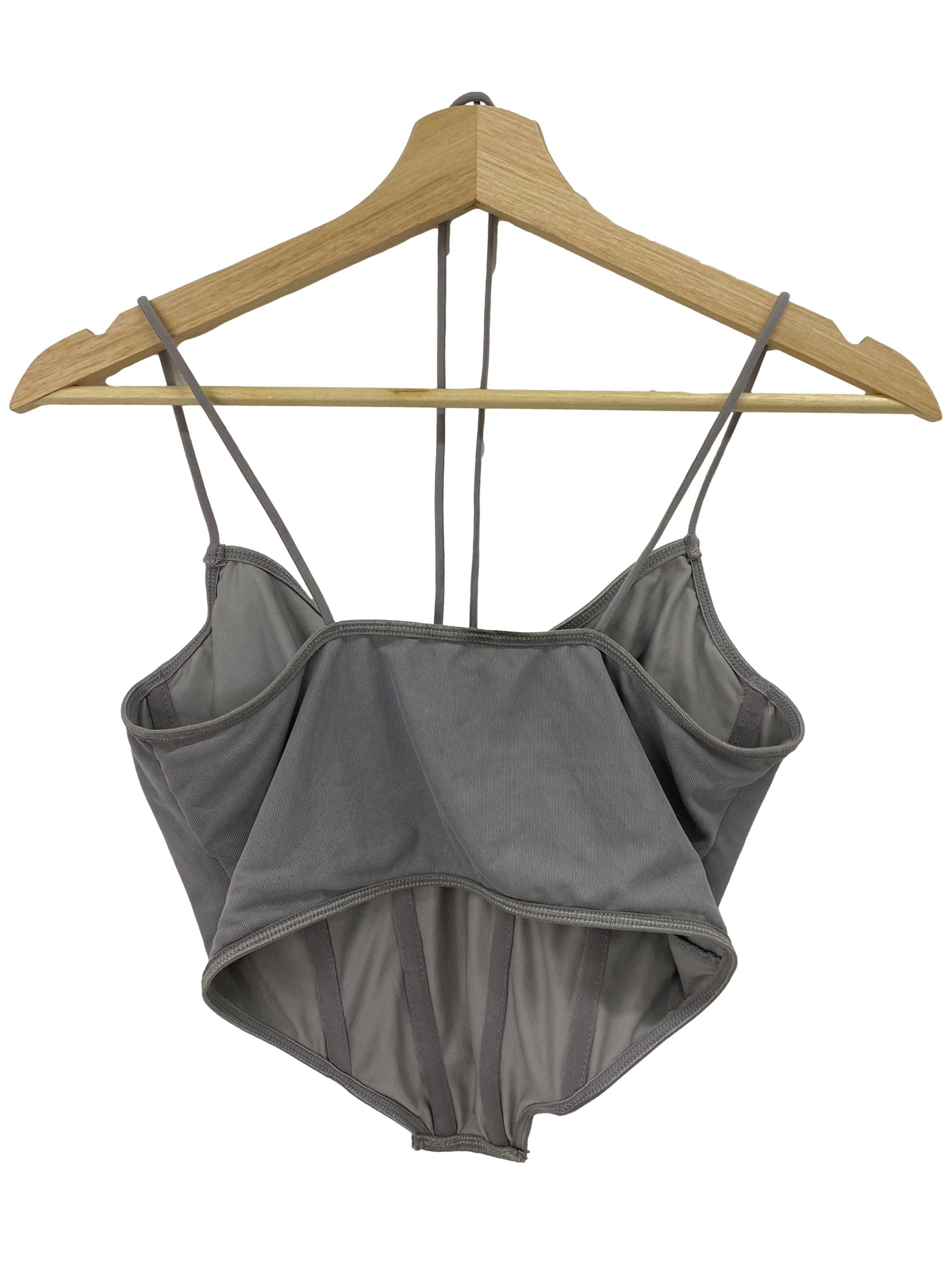 Dolphin Grey Corset Top