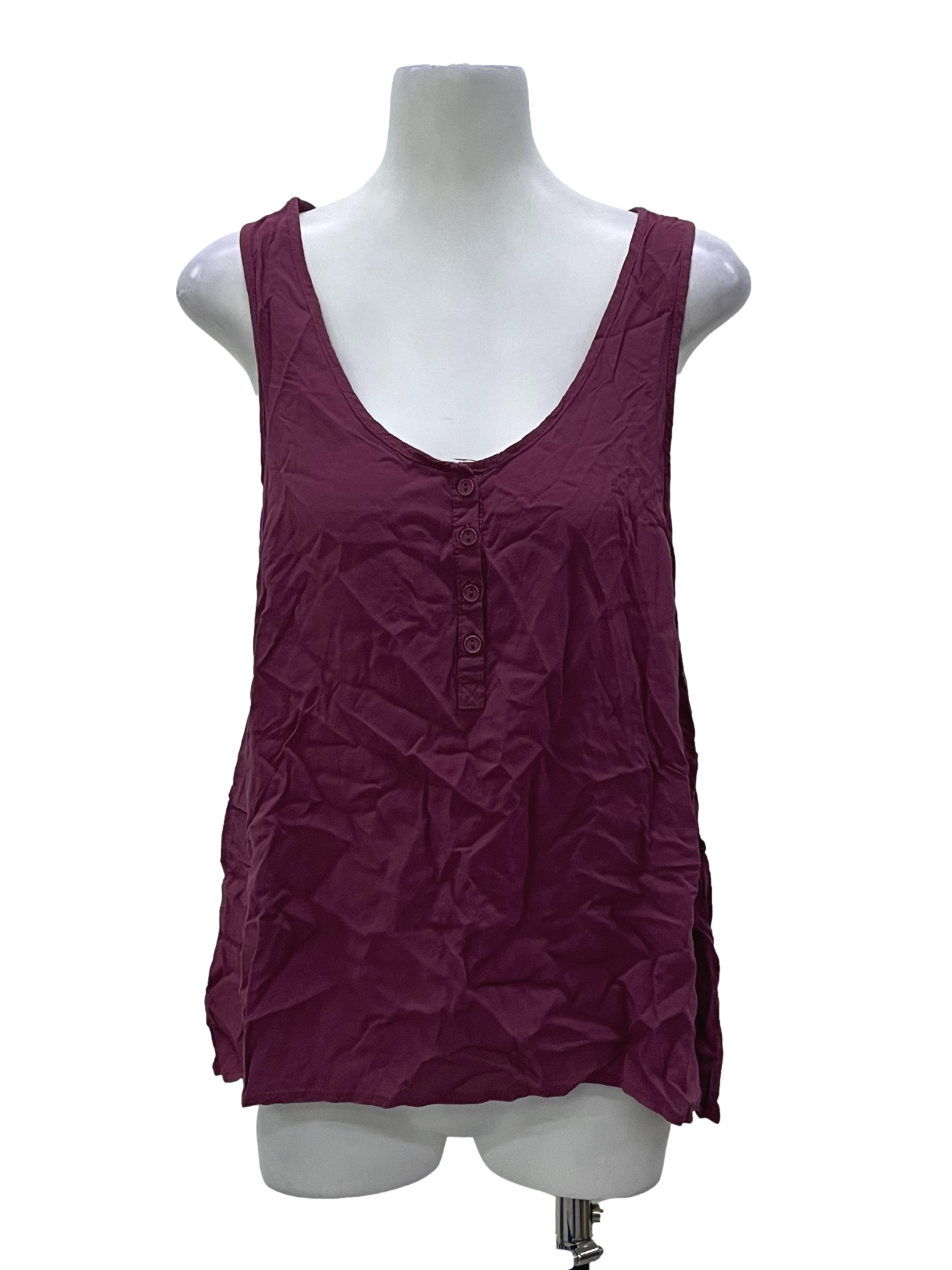 Plum Purple Sleeveless Top