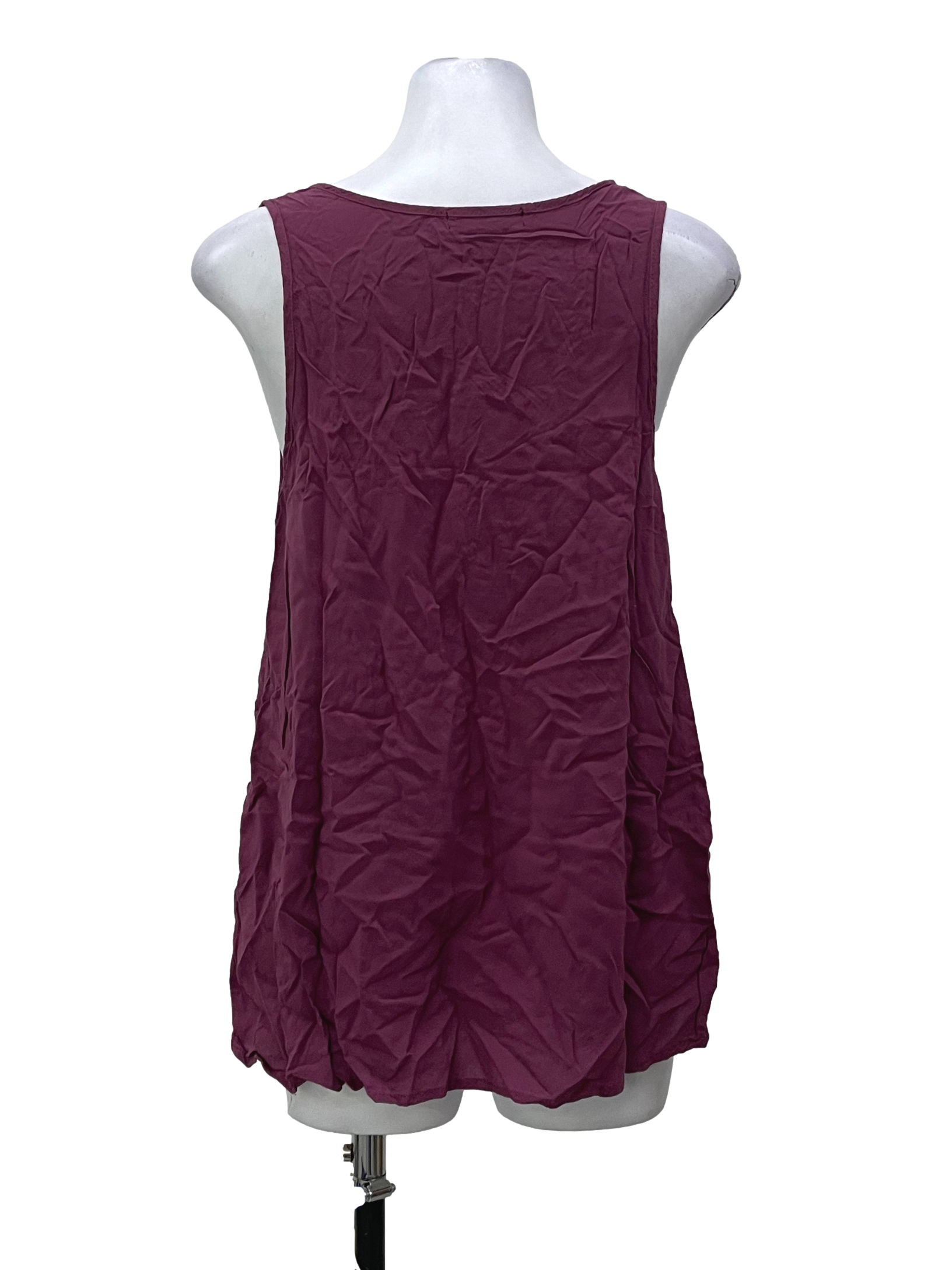 Plum Purple Sleeveless Top