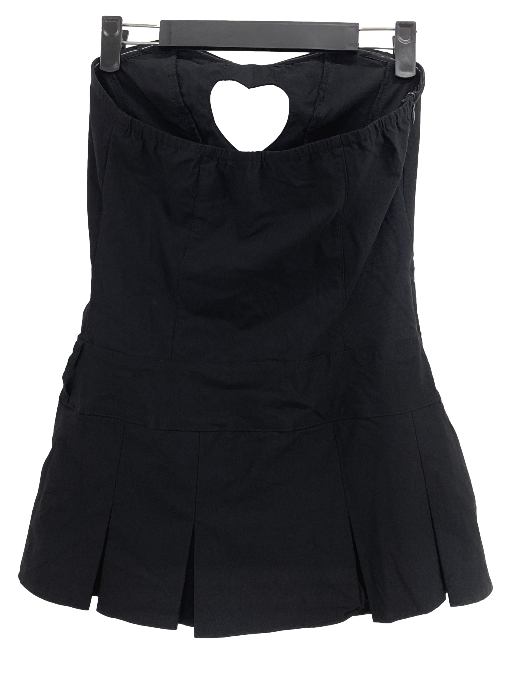 Black Heart Cutout Romper