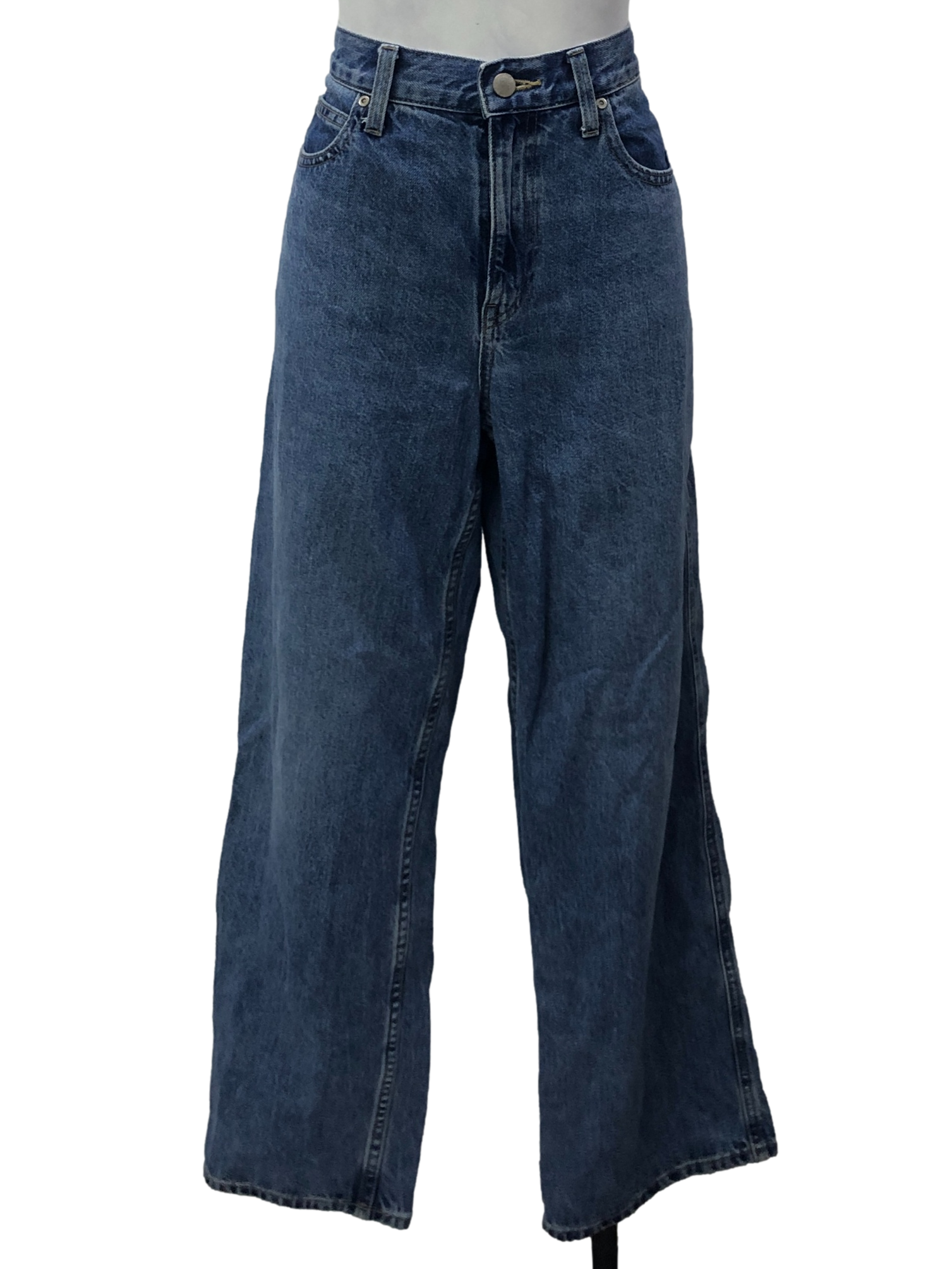 Blue Long Denim Pants