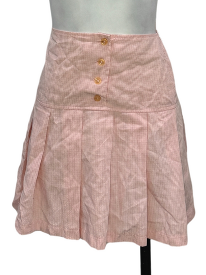 Cotton Candy Pink Peated Skirt