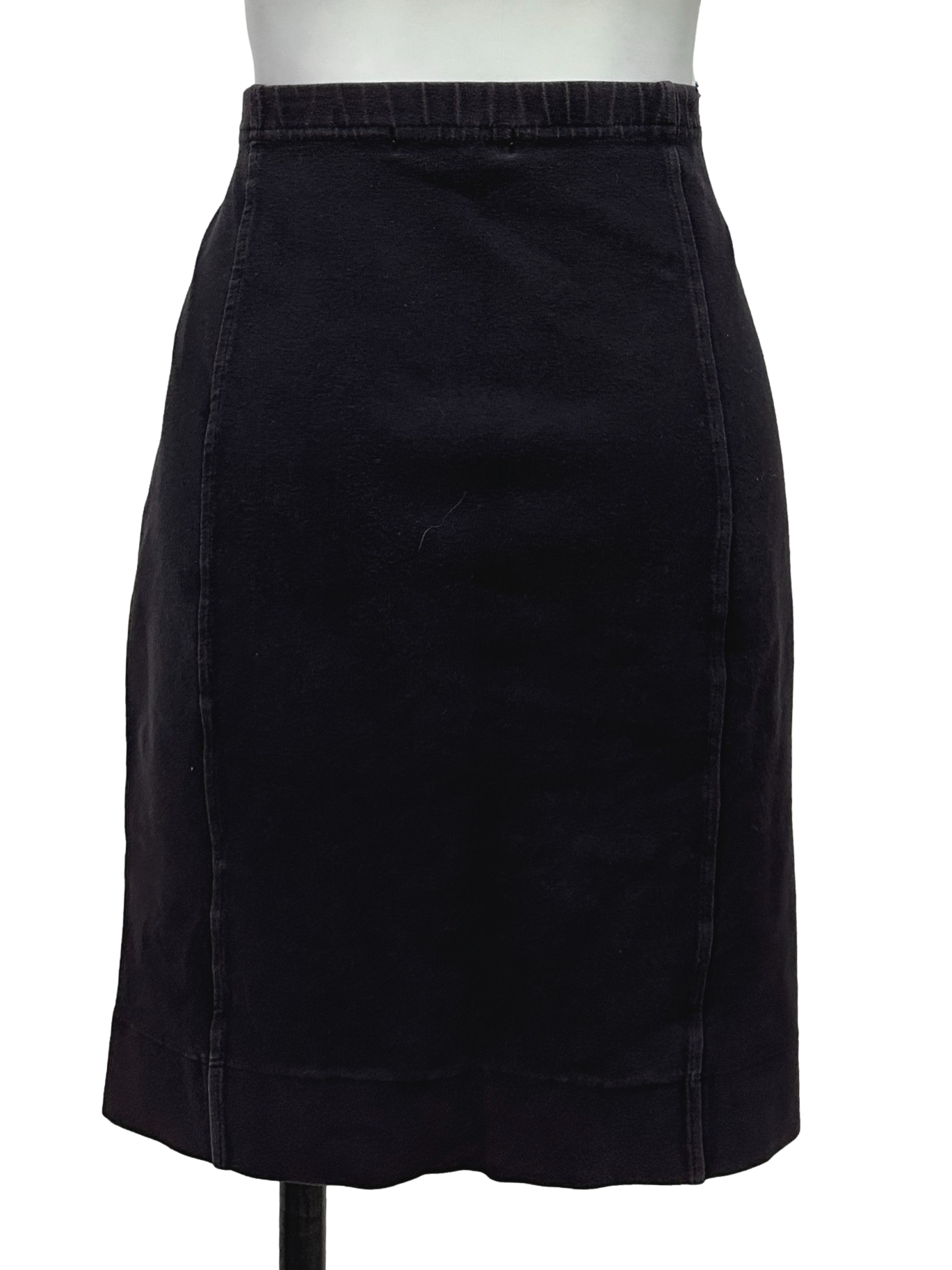 Faded Black Pencil Skirt