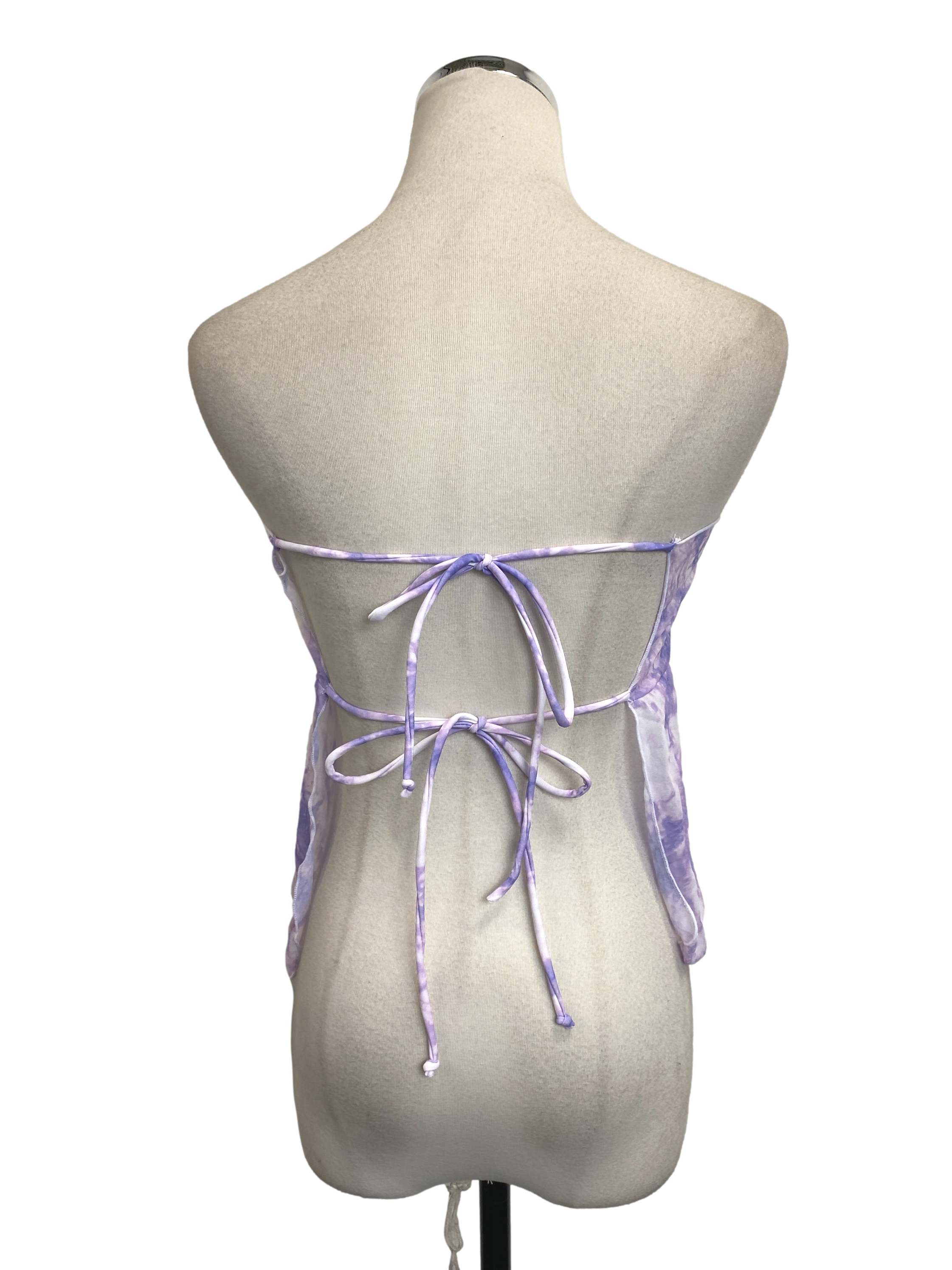 Periwinkle Self Tie Top