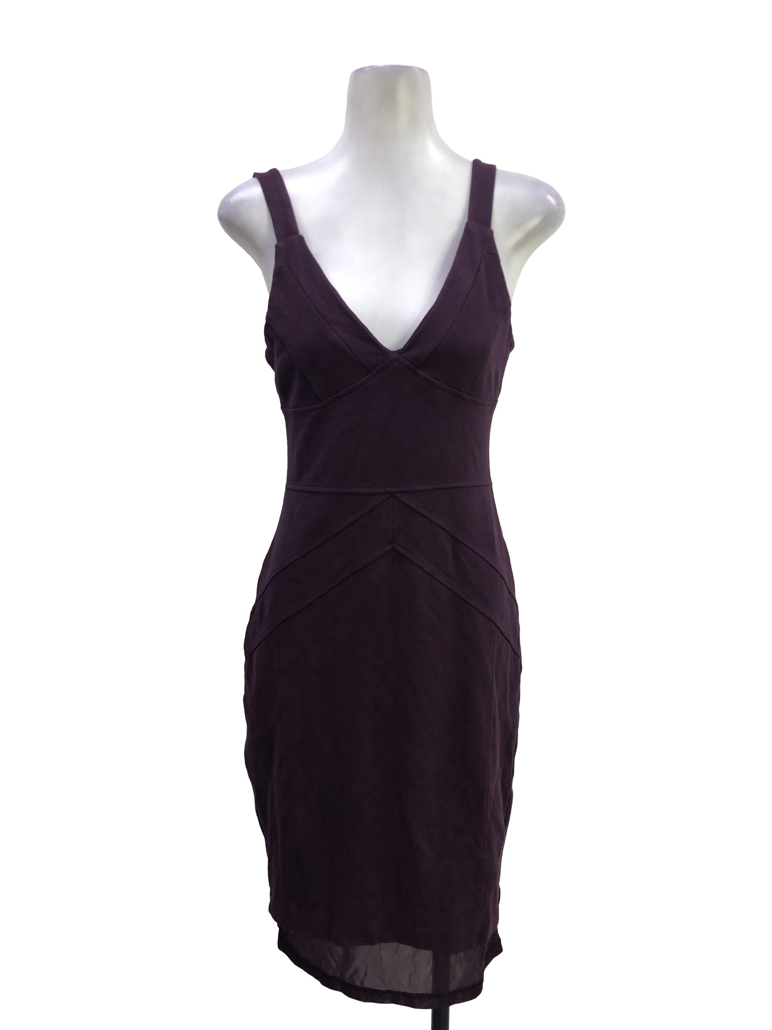 Deep Purple Sleeveless Dress