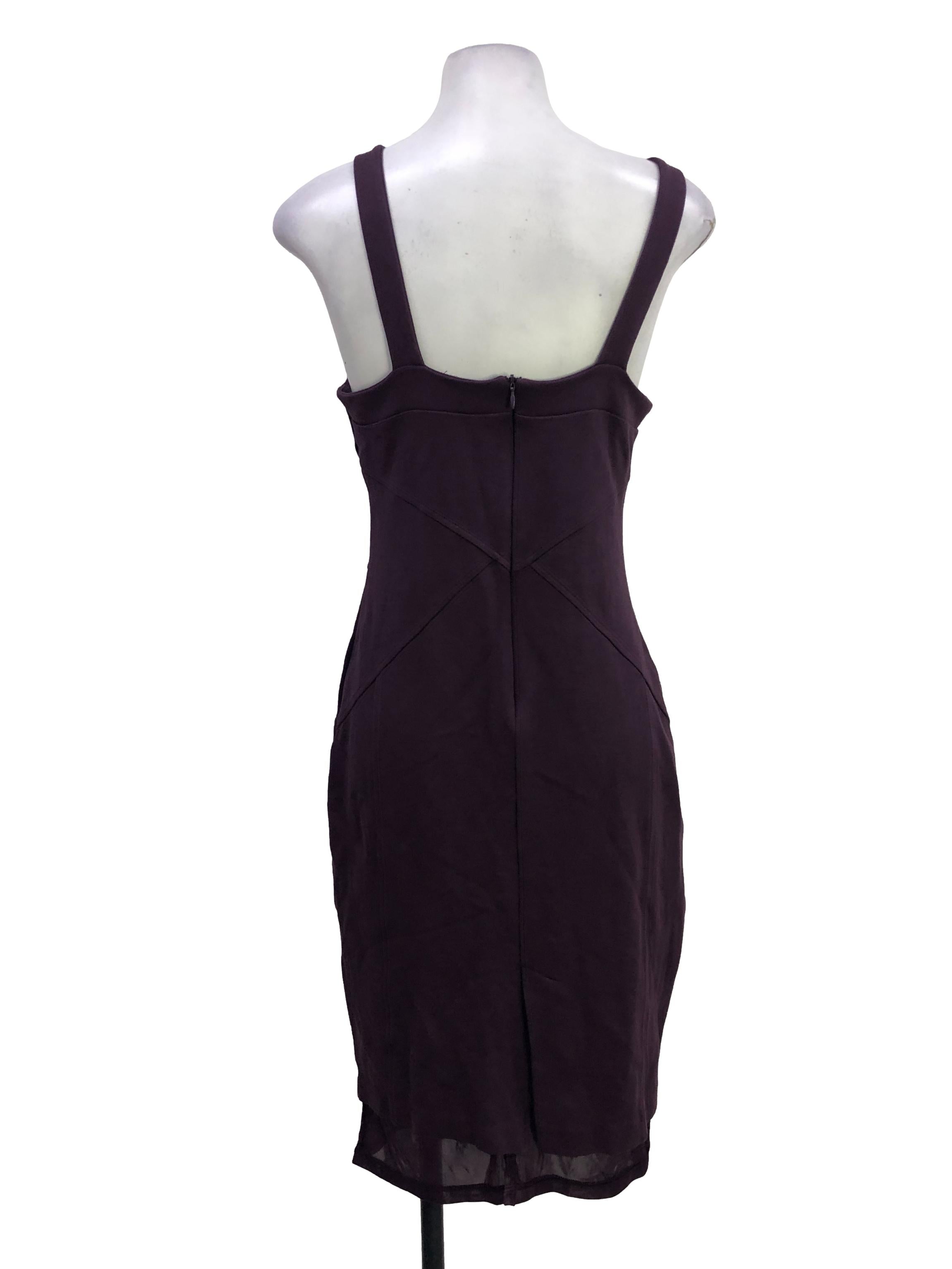 Deep Purple Sleeveless Dress