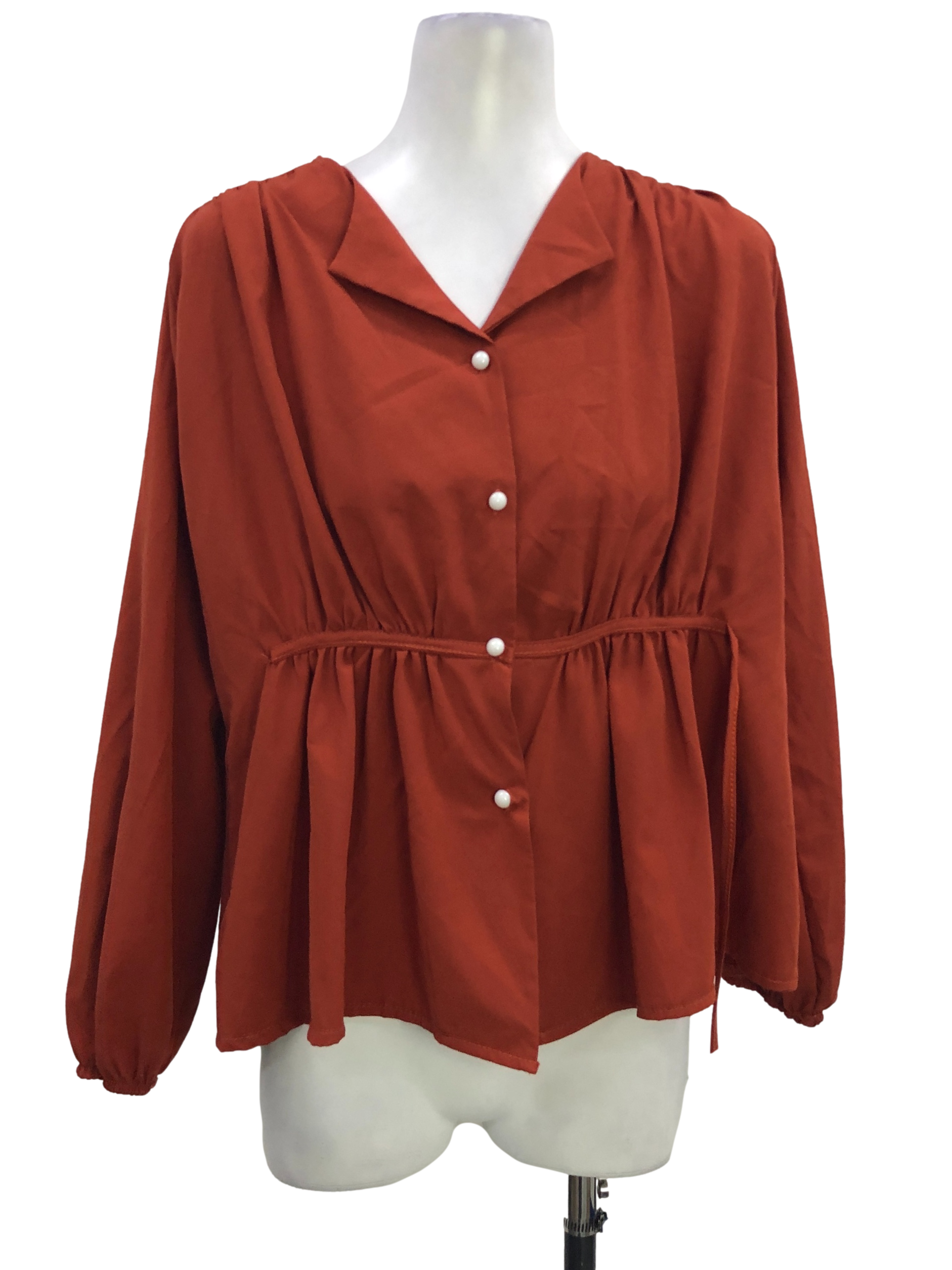 Burnt Orange Blouse