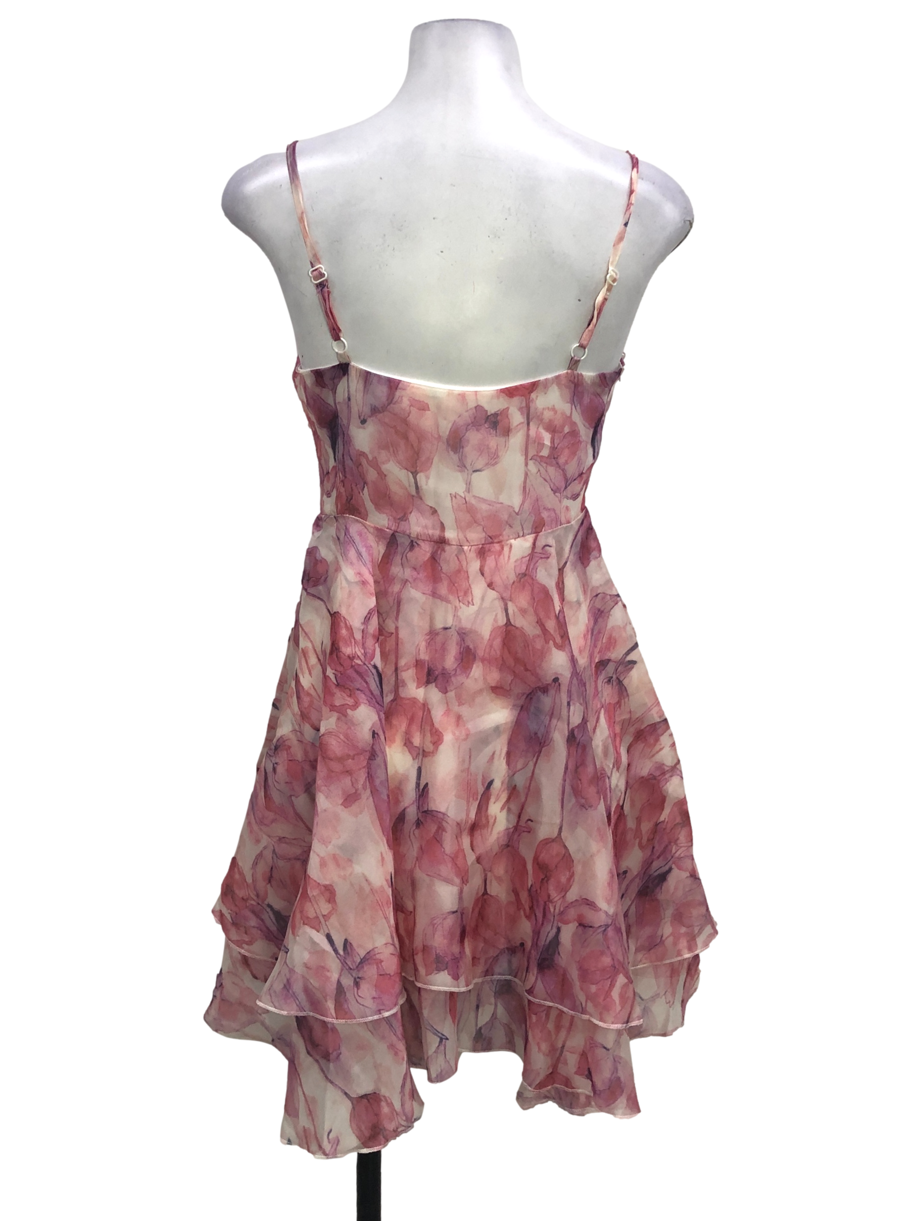 Pink Floral Floral Dress