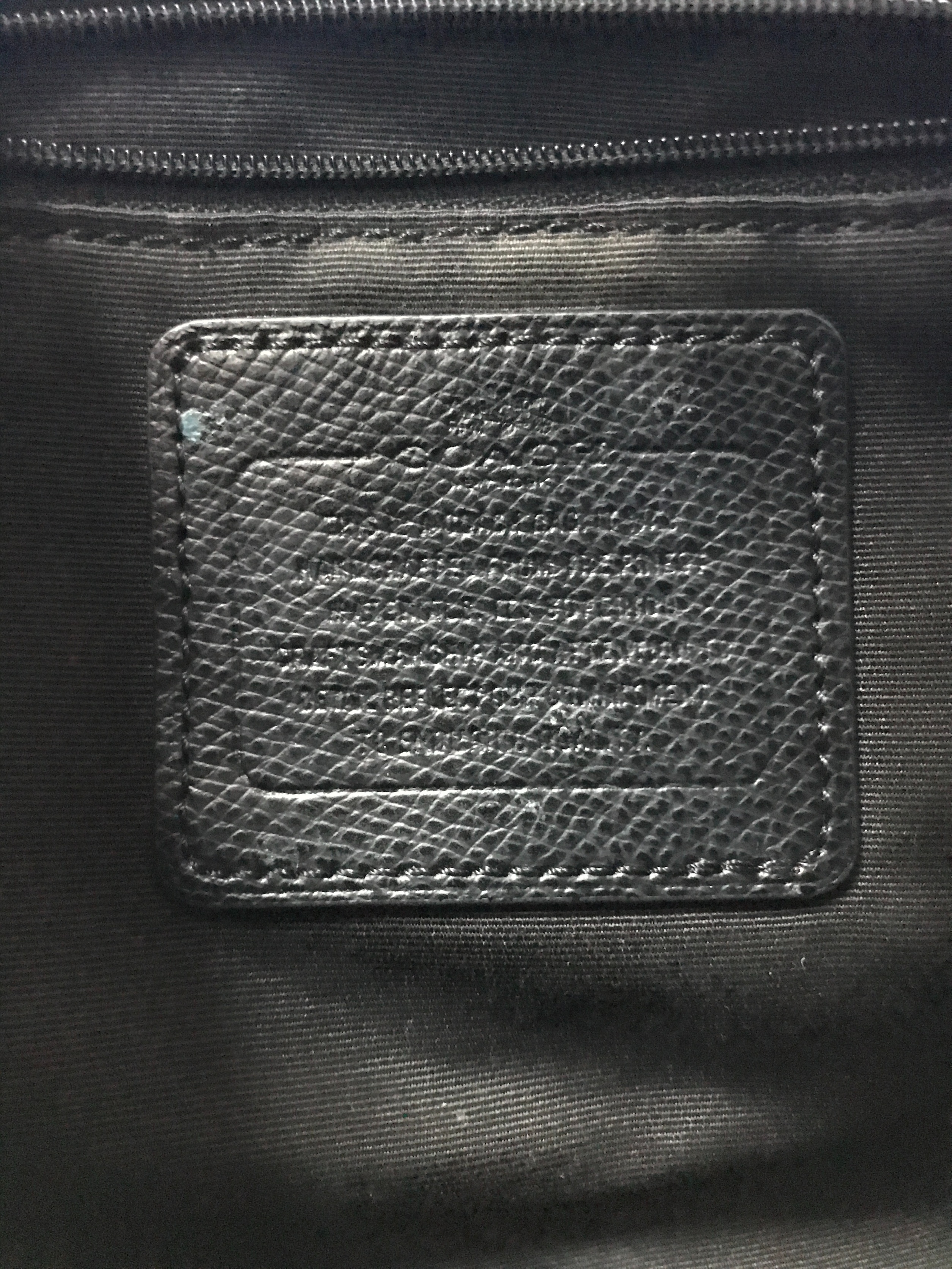 Ink Black Logo Handbag