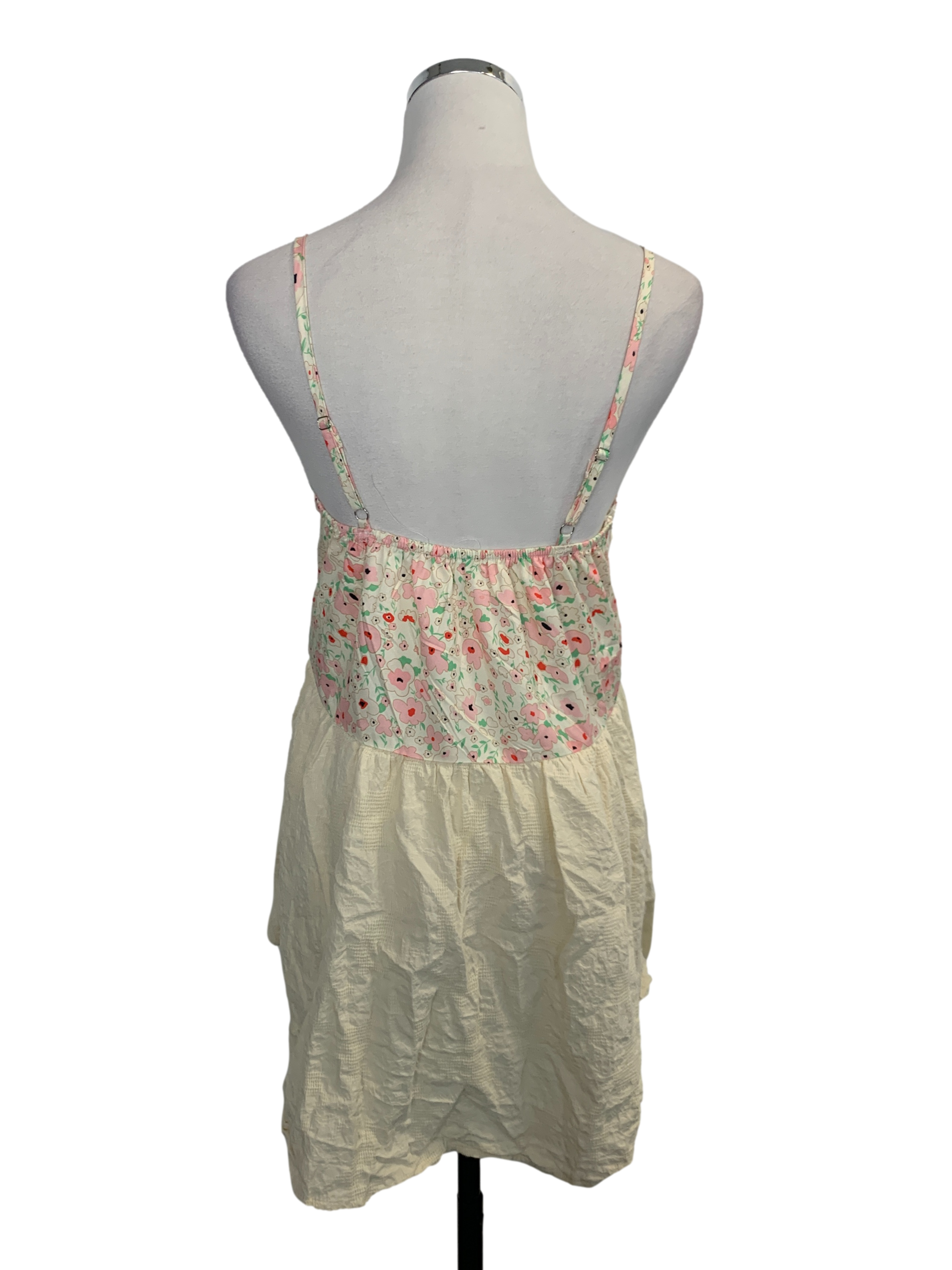 Daffodil Yellow with Floral Sleeveless Blouse