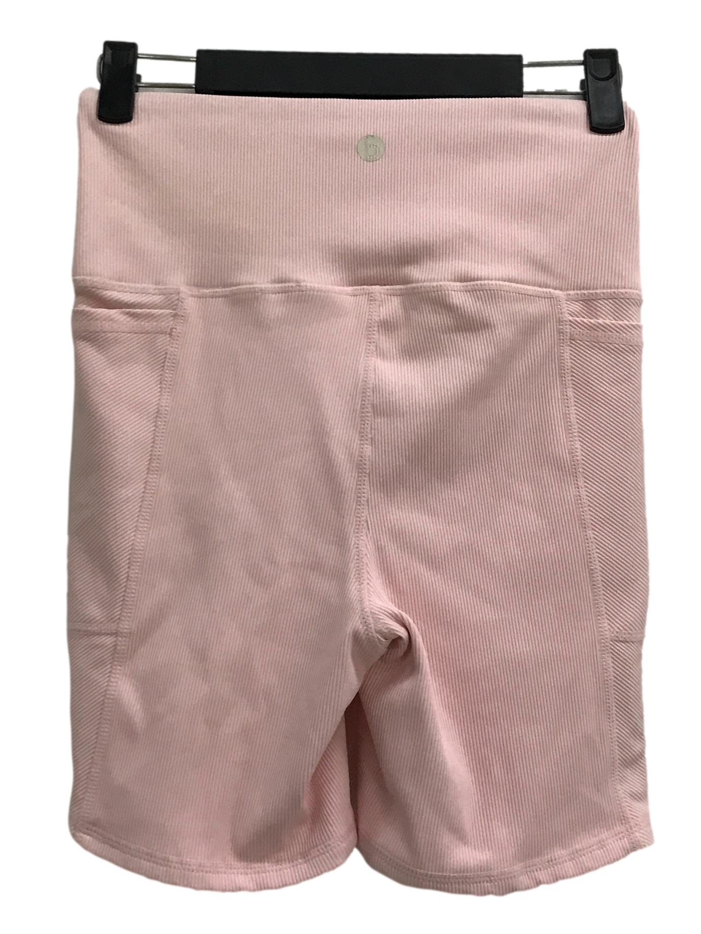Soft Pink Ribbed Shorts