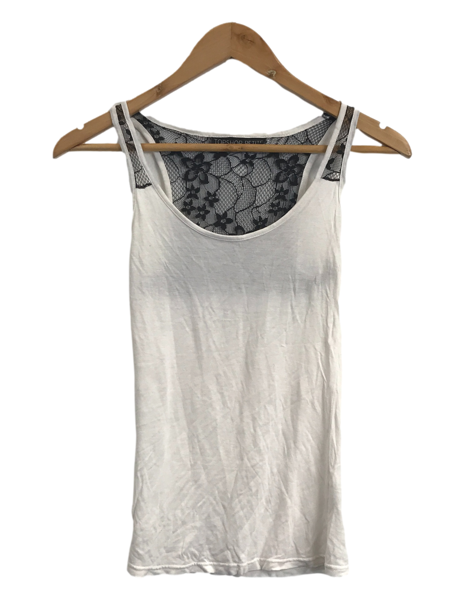 Pearl White Lace Sleeveless Top