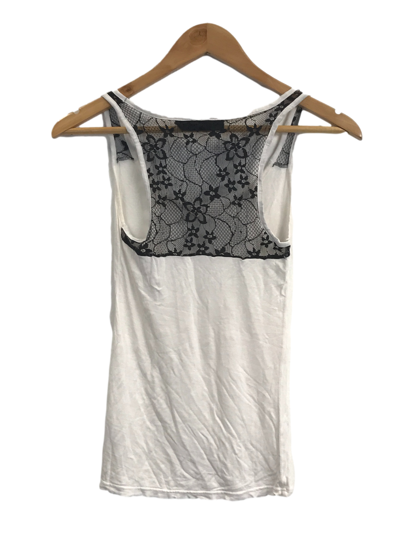 Pearl White Lace Sleeveless Top