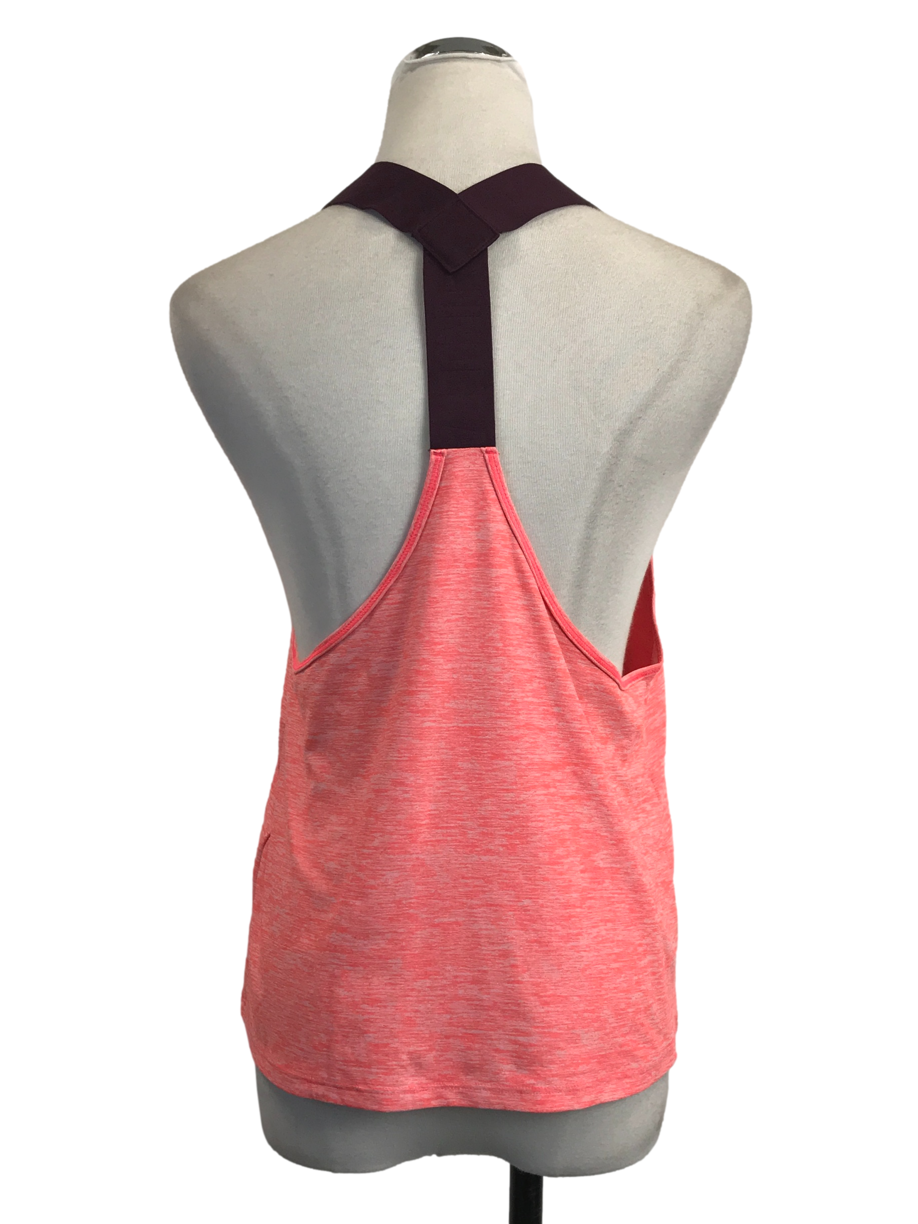 Neon Peach Sport Swing Tank Top