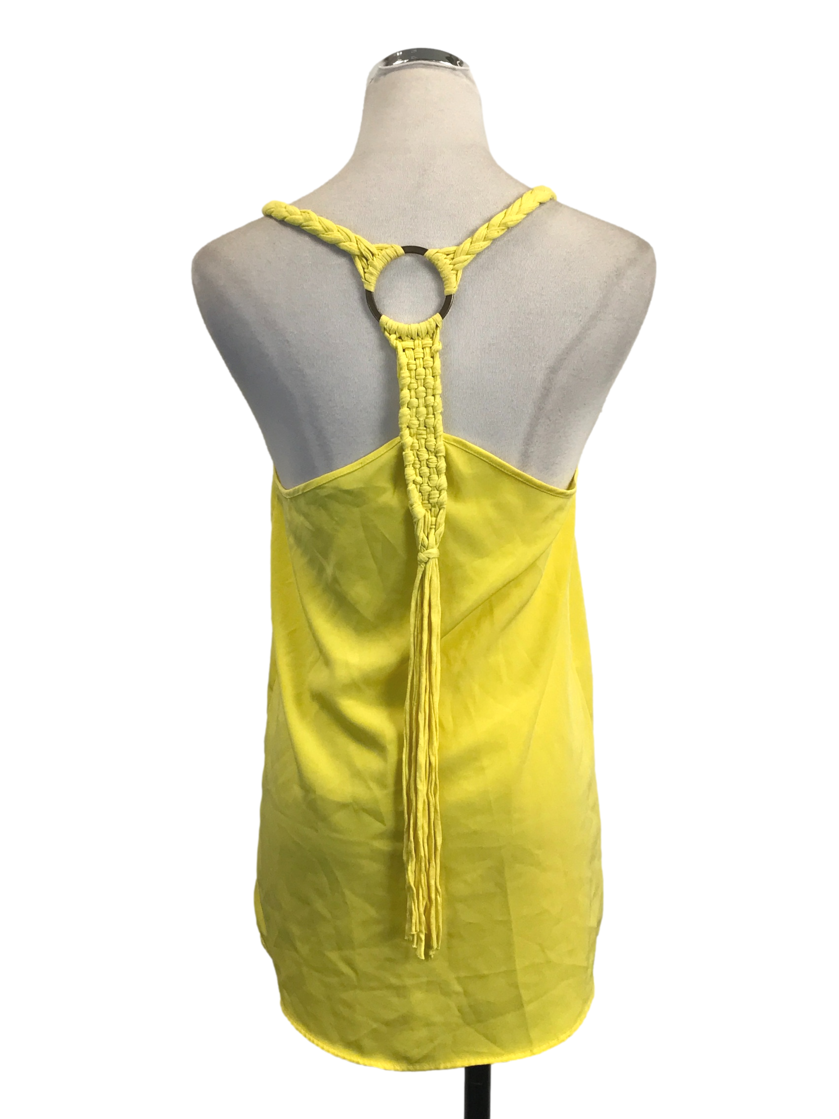 Yellow Braided Tank Top