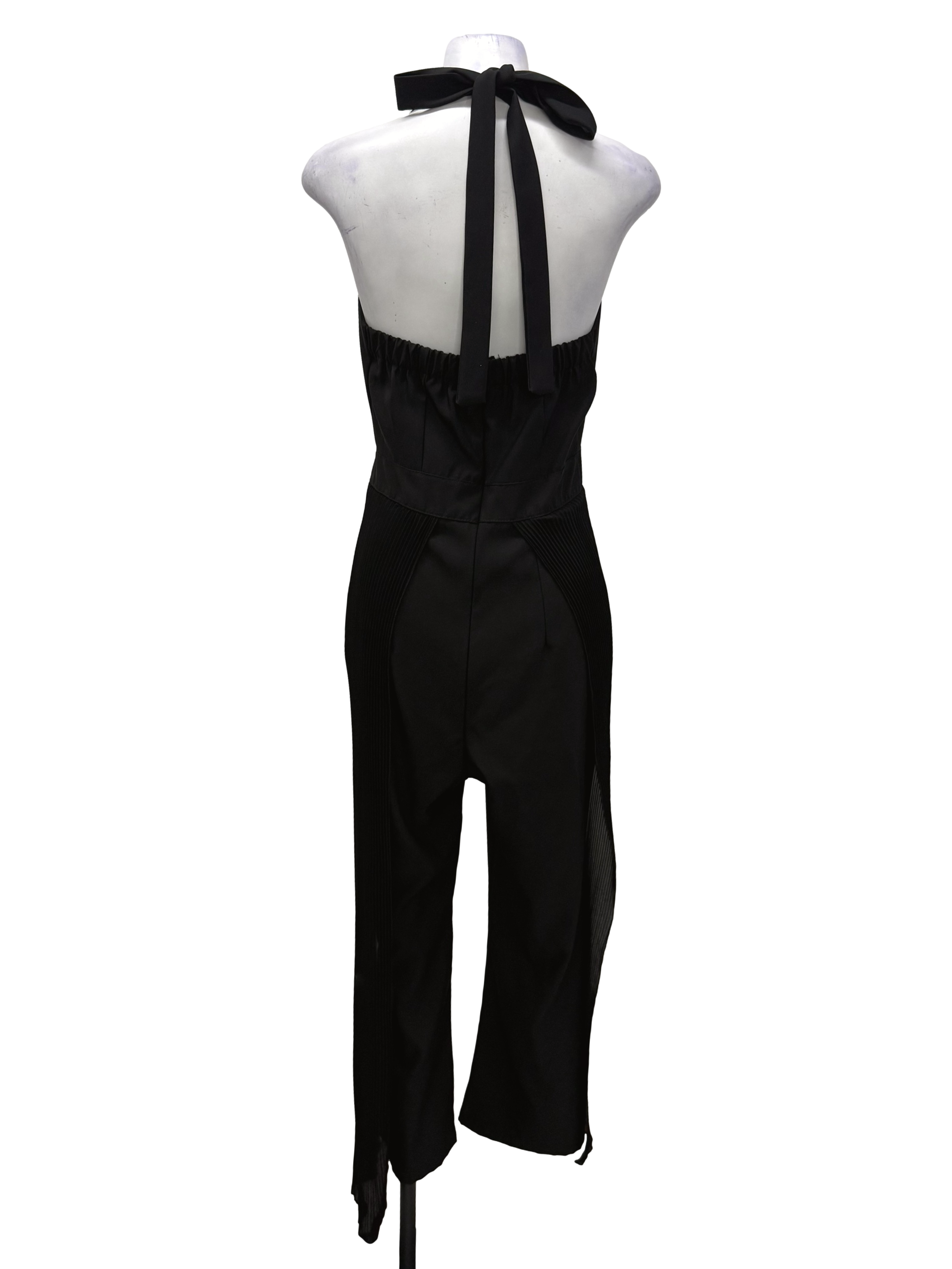 Assorted Brand Onyx Black Halter Jumpsuit  | REFASH