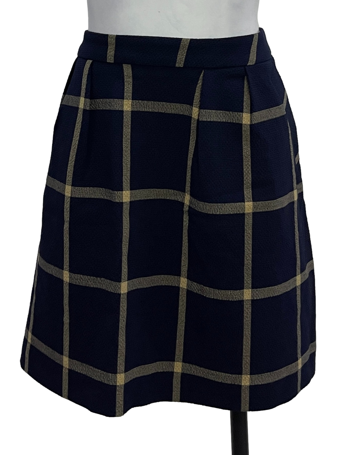 Blue Windowpane Skirts