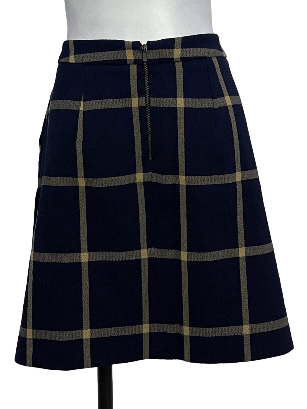 Blue Windowpane Skirts