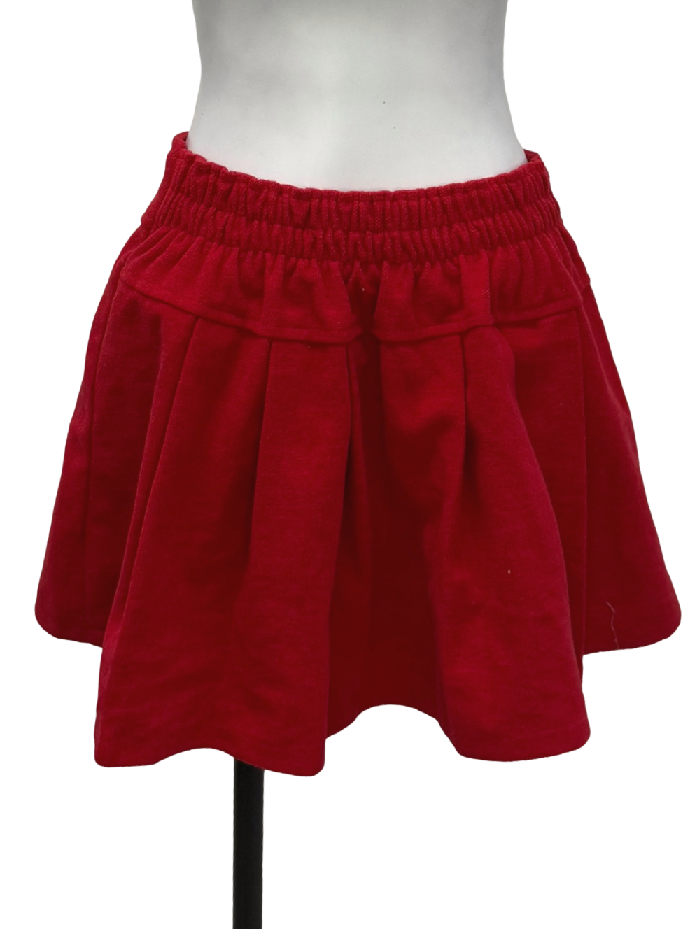 Assorted Brand Scarlett Red Pleated Skirt | REFASH